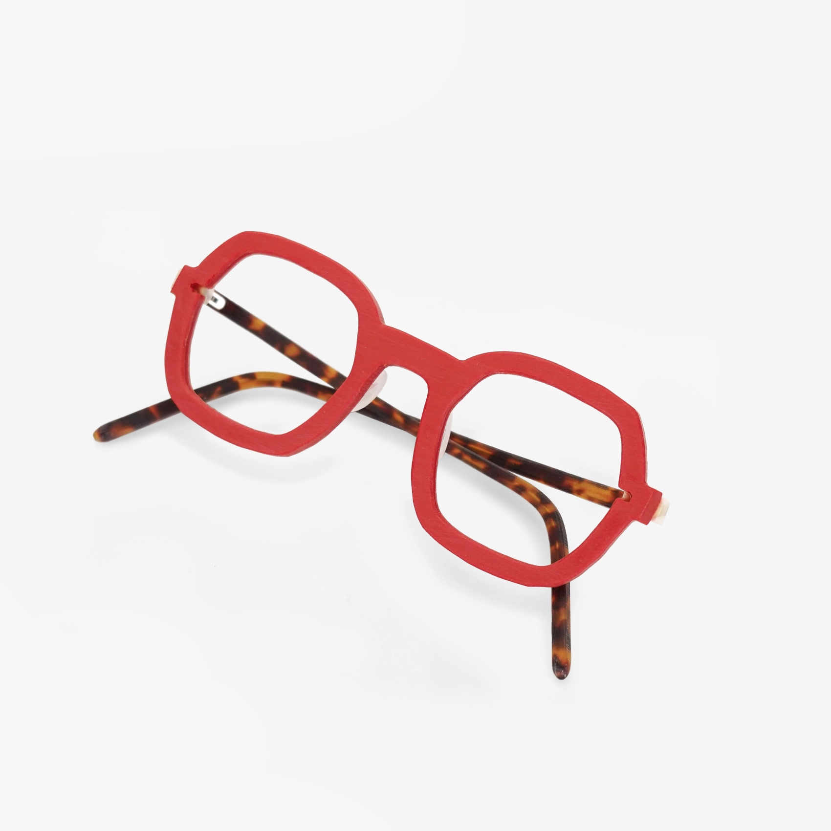 김종필 수제안경 DS66-002 다리접은 측면 이미지