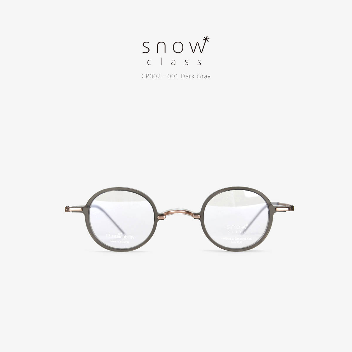 김종필안경 스노우클래스 CP002 다크그레이