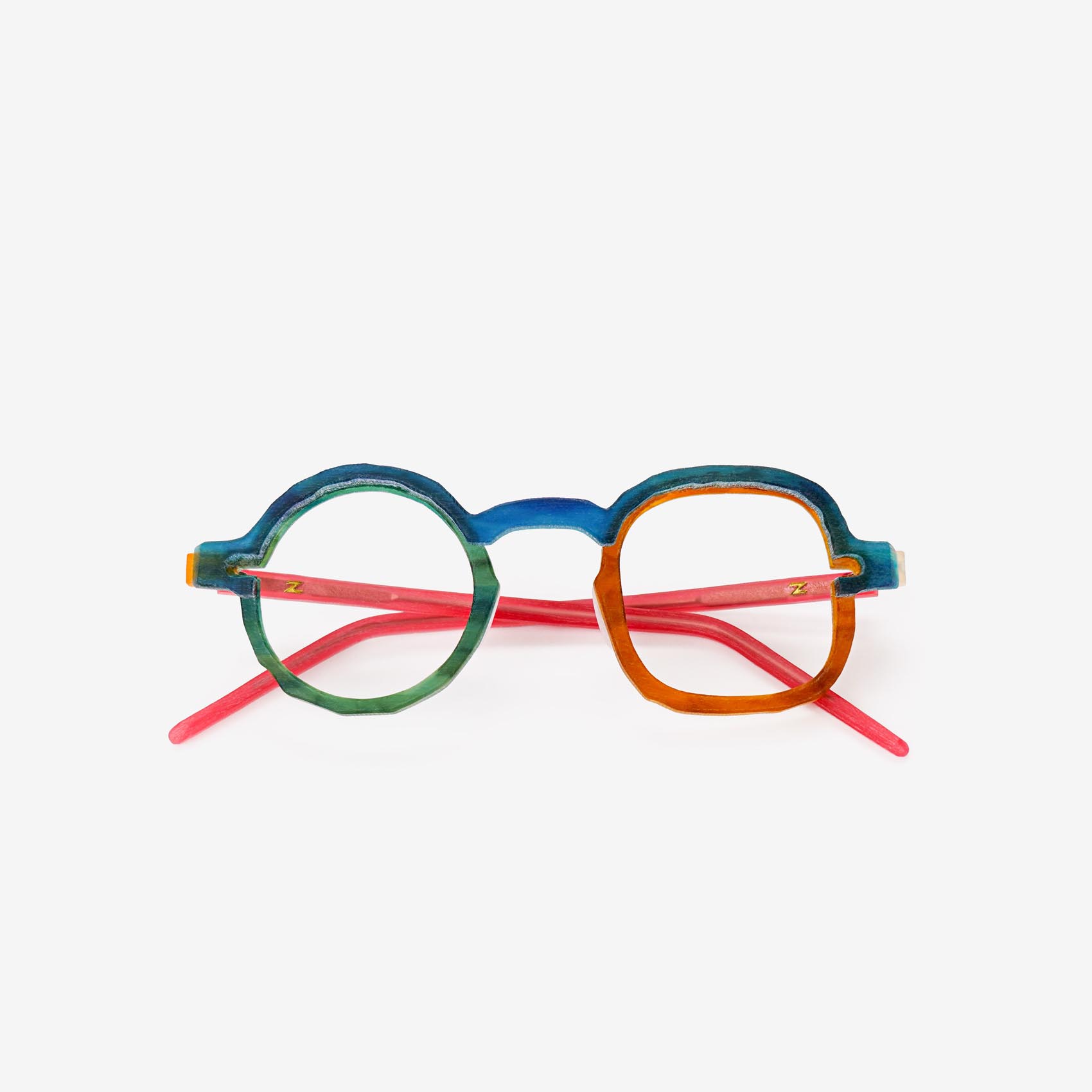 김종필 수제안경 3PRS-002 다리접은 정면 이미지