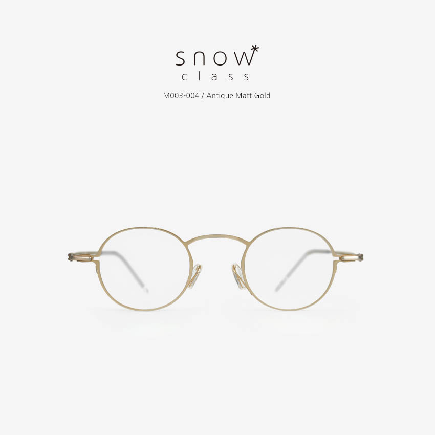 김종필안경 스노우클래스 M003 앤틱골드