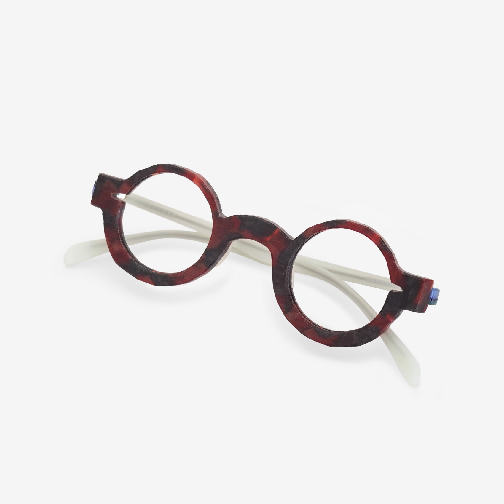 김종필 안경 디자인샤우어 핸드메이드 DSRR-008 다리접은 측면 이미지