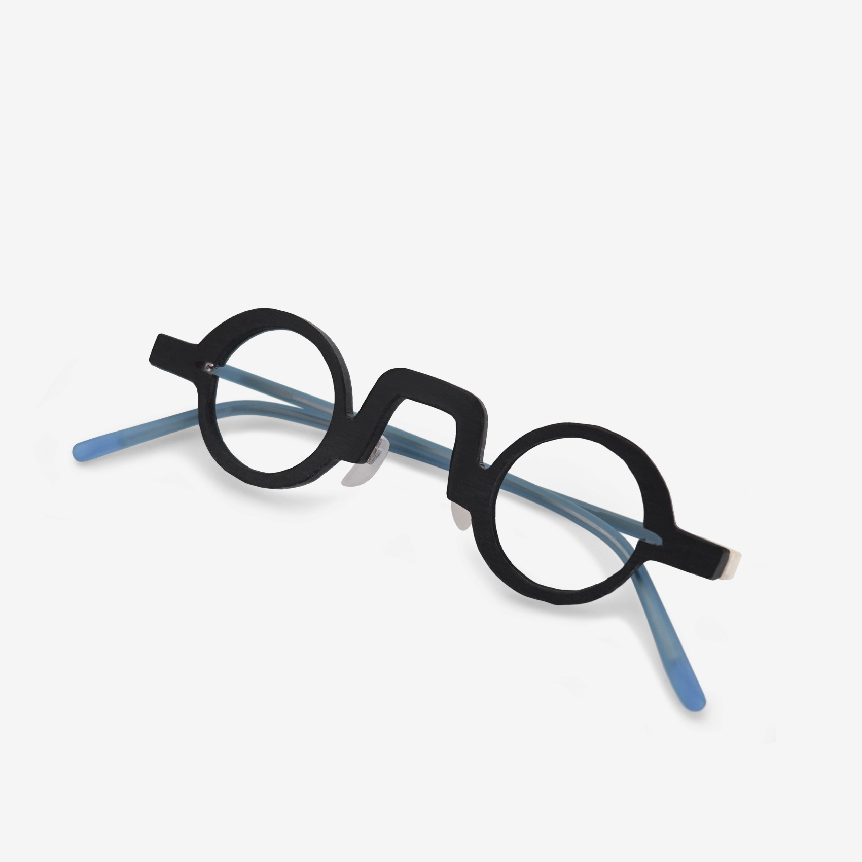 김종필 수제안경 DSRR-137 다리접은 측면 이미지