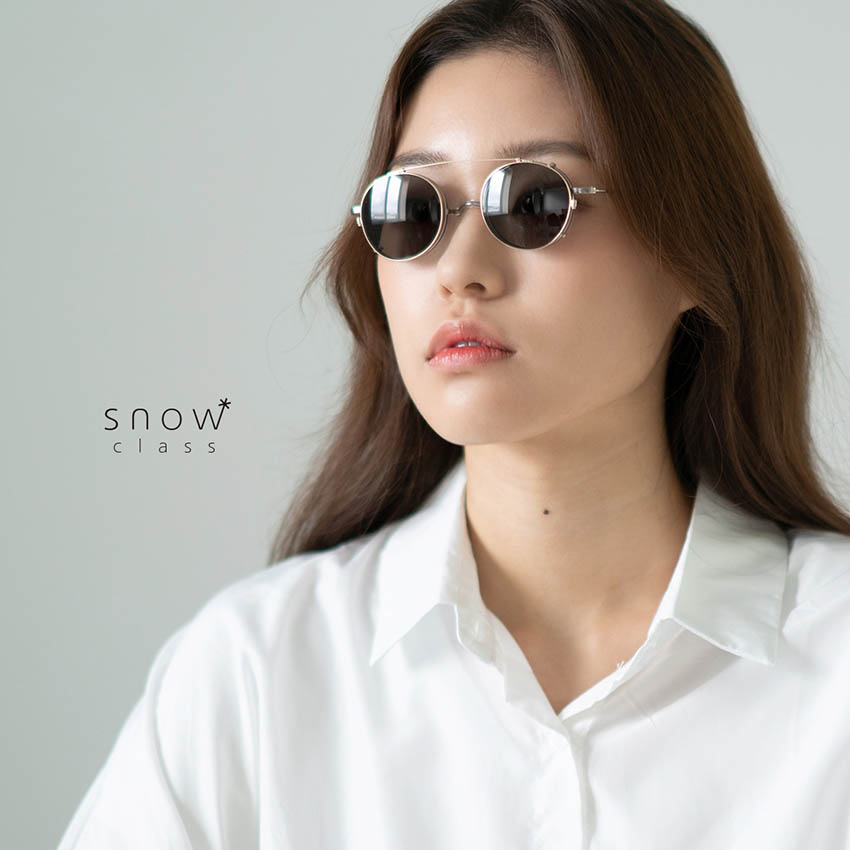 김종필안경 스노우클래스 SN004 선글라스 클립 모델 착용사진1 