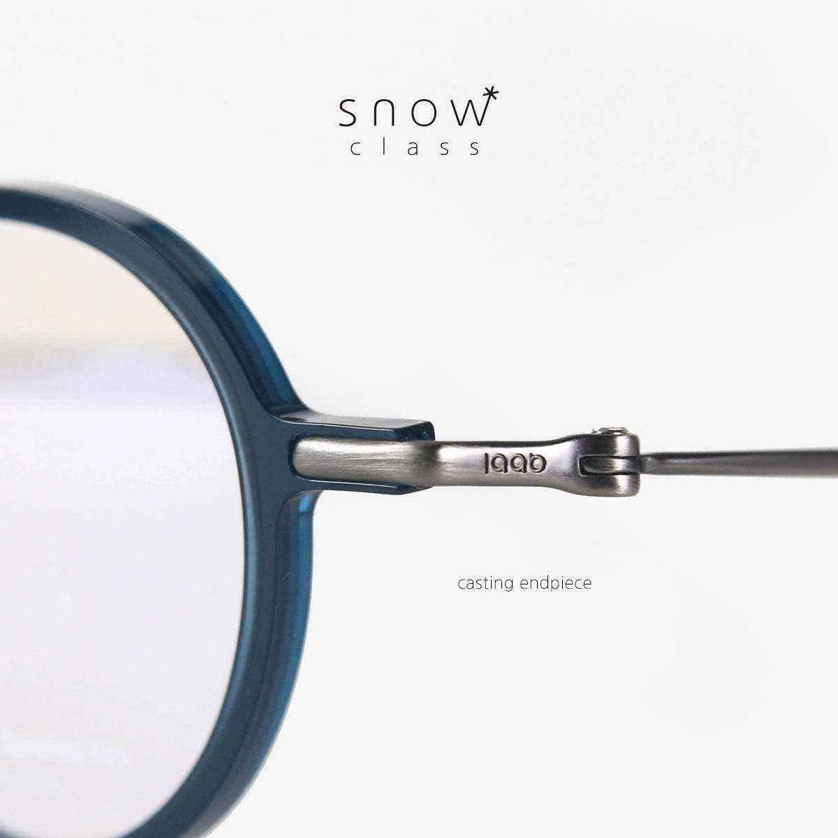 김종필안경 스노우클래스 CP002 시그니처 1996 캐스팅 기법으로 만든 엔드피스