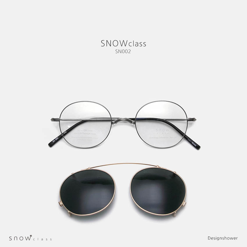 김종필안경 스노우클래스 SN002 와 선글라스 클립