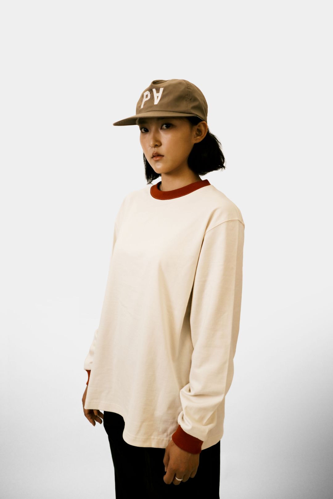 白(백) Heavy Cotton LS - 'Red
