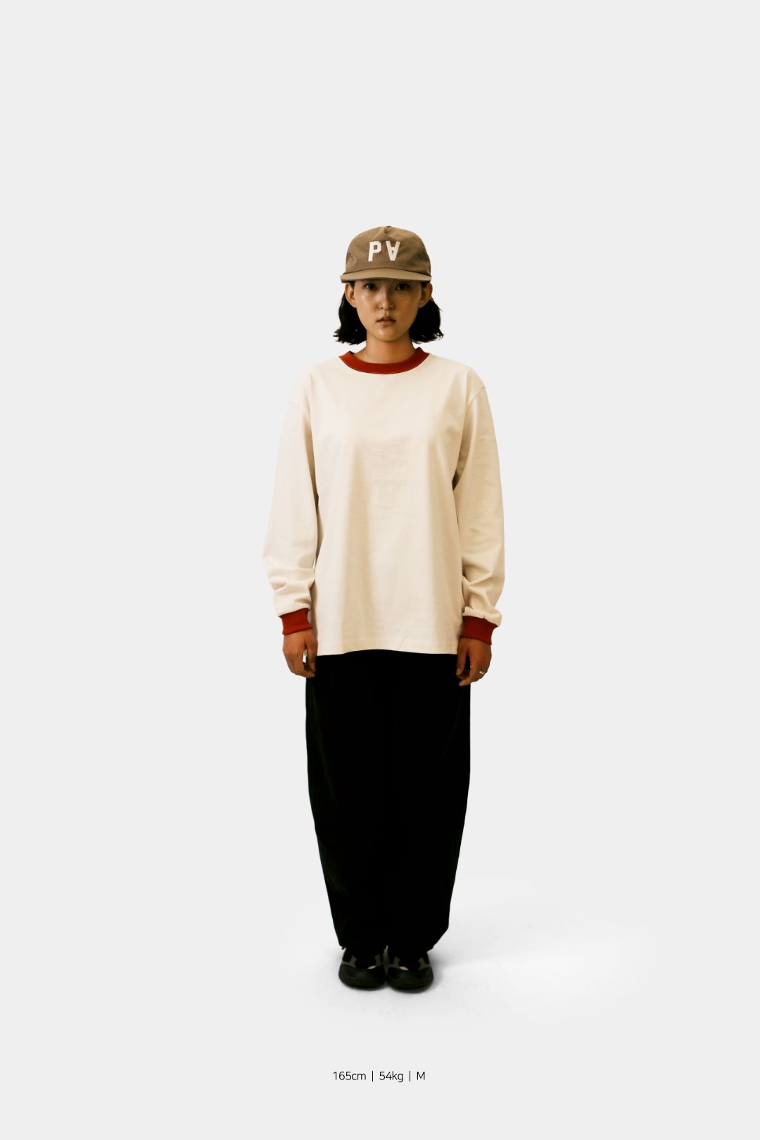 白(백) Heavy Cotton LS - 'Red