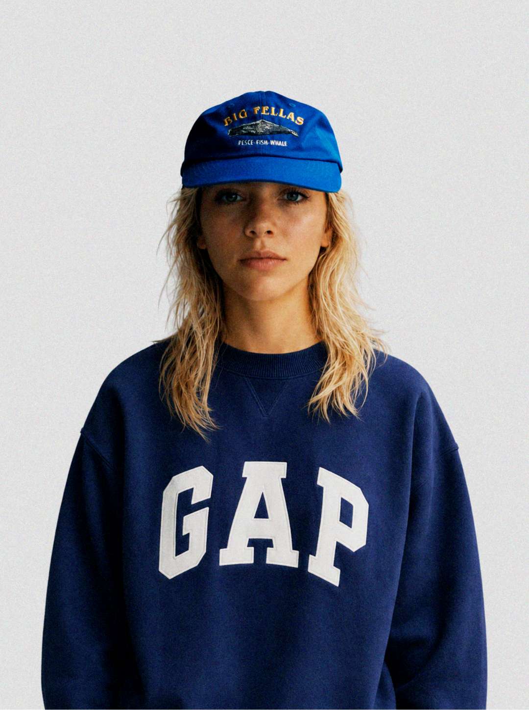 Billi Washed Cap 'BF Sperm whale