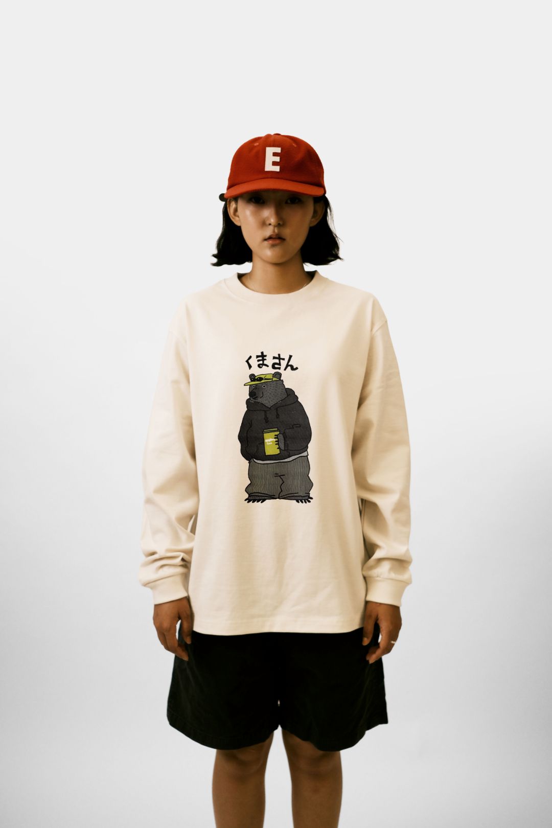 白(백) Heavy Cotton LS - Bear
