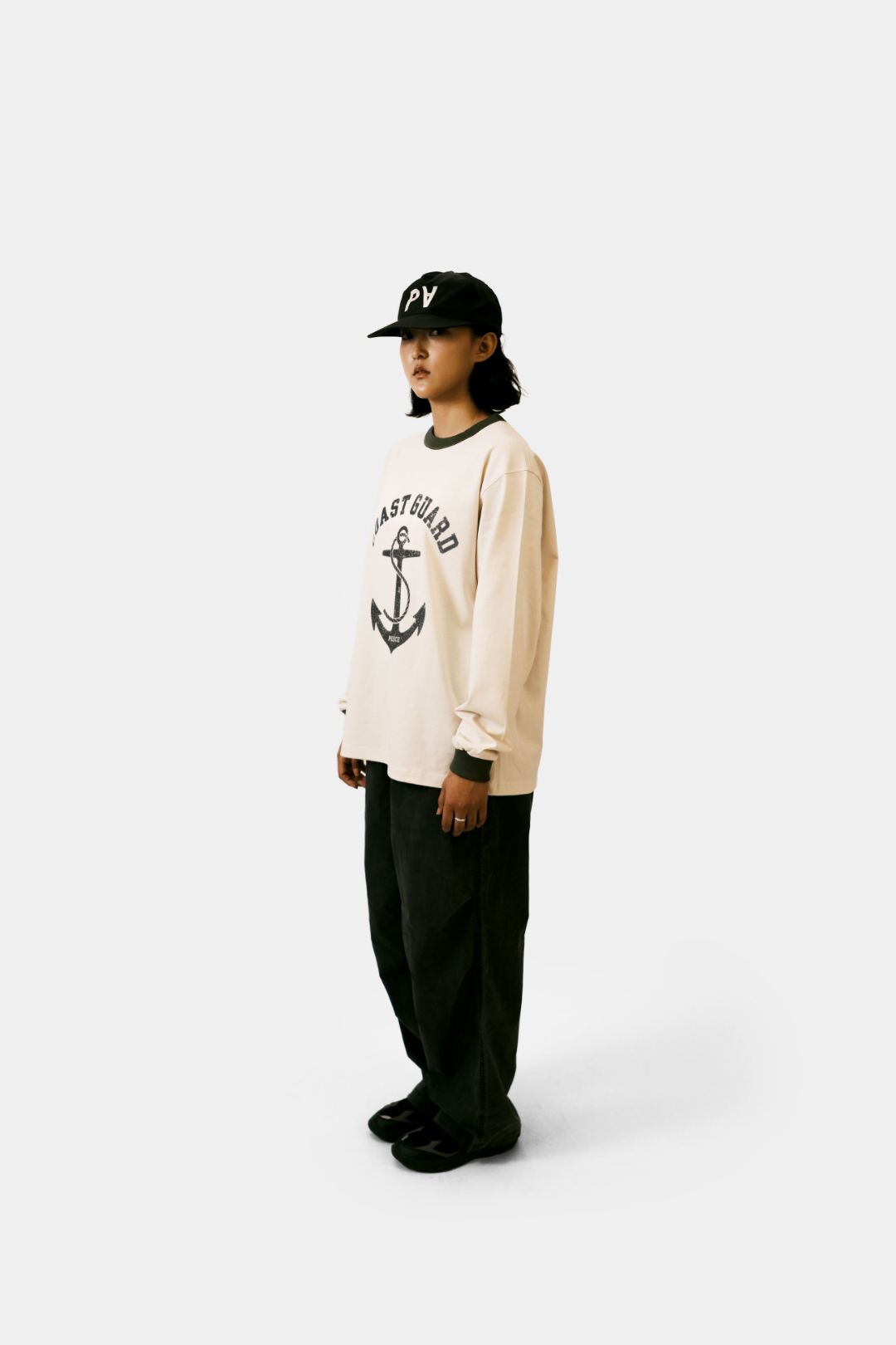 白(백) Heavy Cotton LS - Coast Guard 'OV