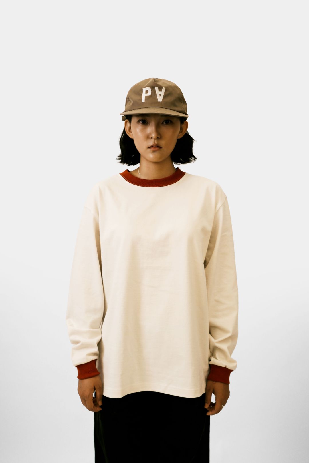 白(백) Heavy Cotton LS - 'Red