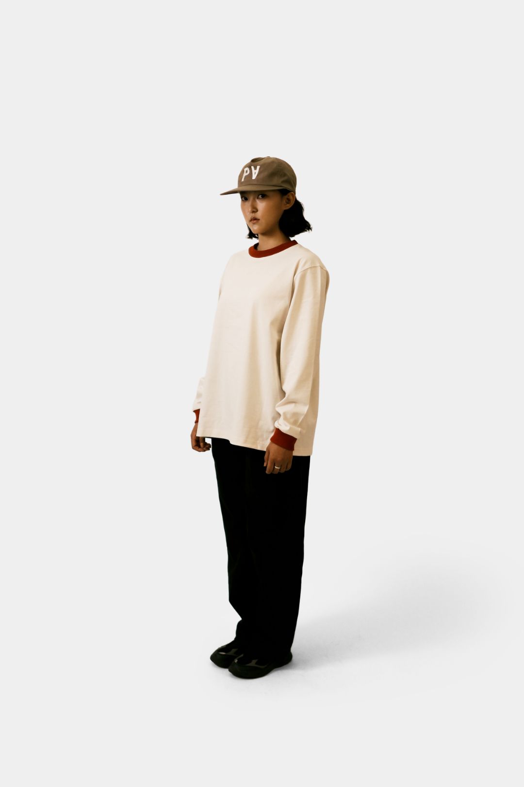 白(백) Heavy Cotton LS - 'Red