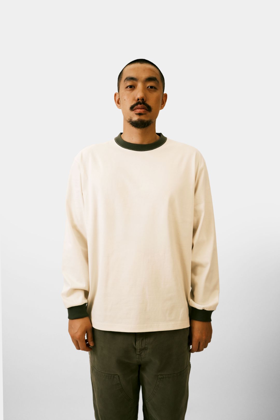 白(백) Heavy Cotton LS - 'OV