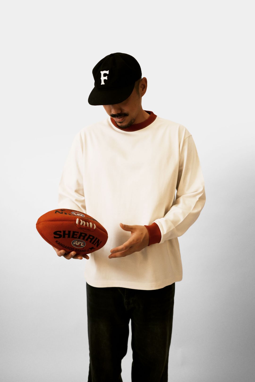 白(백) Heavy Cotton LS - 'Red
