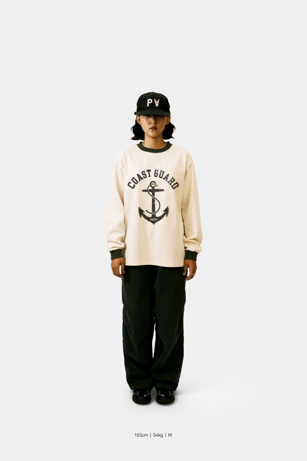 白(백) Heavy Cotton LS - Coast Guard 'OV