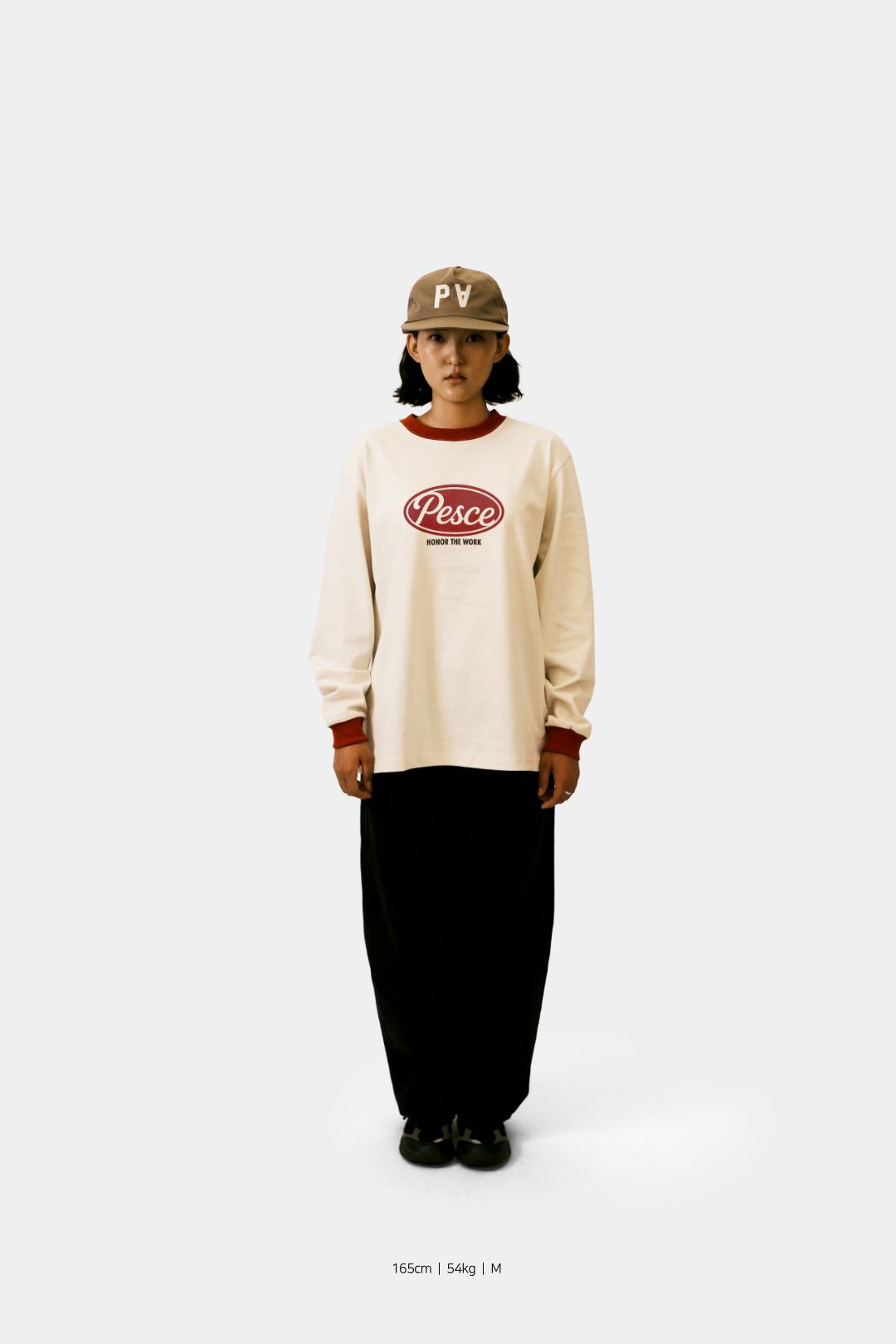 白(백) Heavy Cotton LS - PESCE 'Red