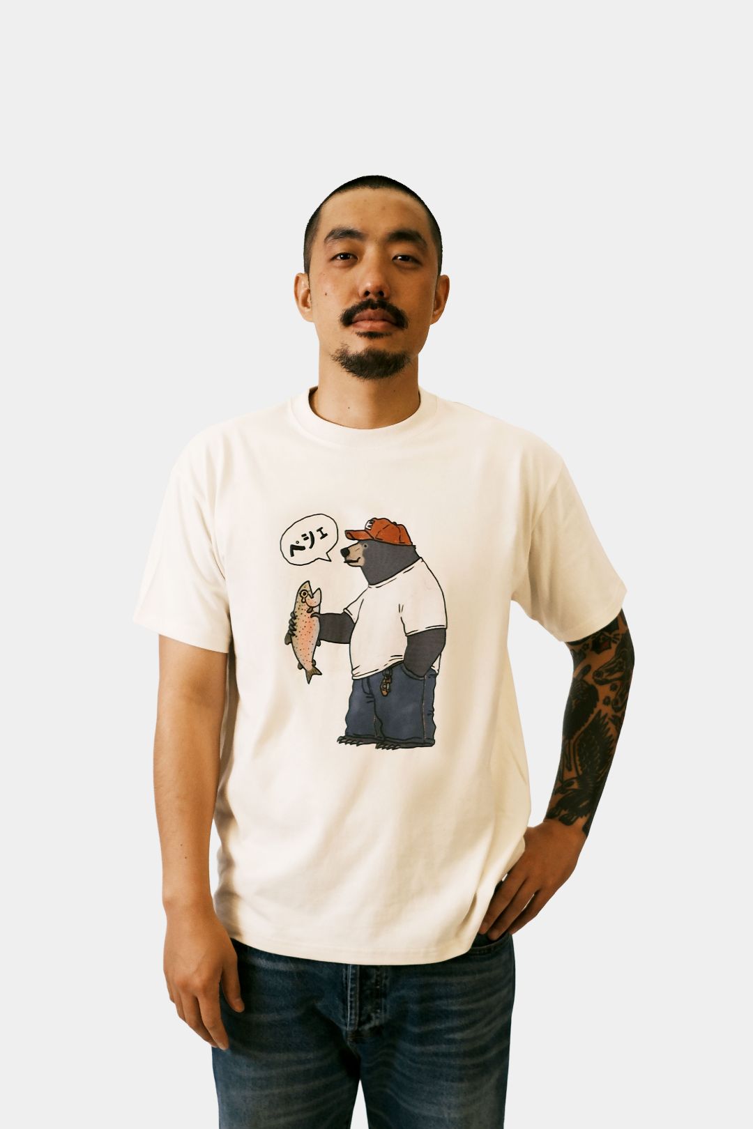 白(백) Heavy Cotton : Bear