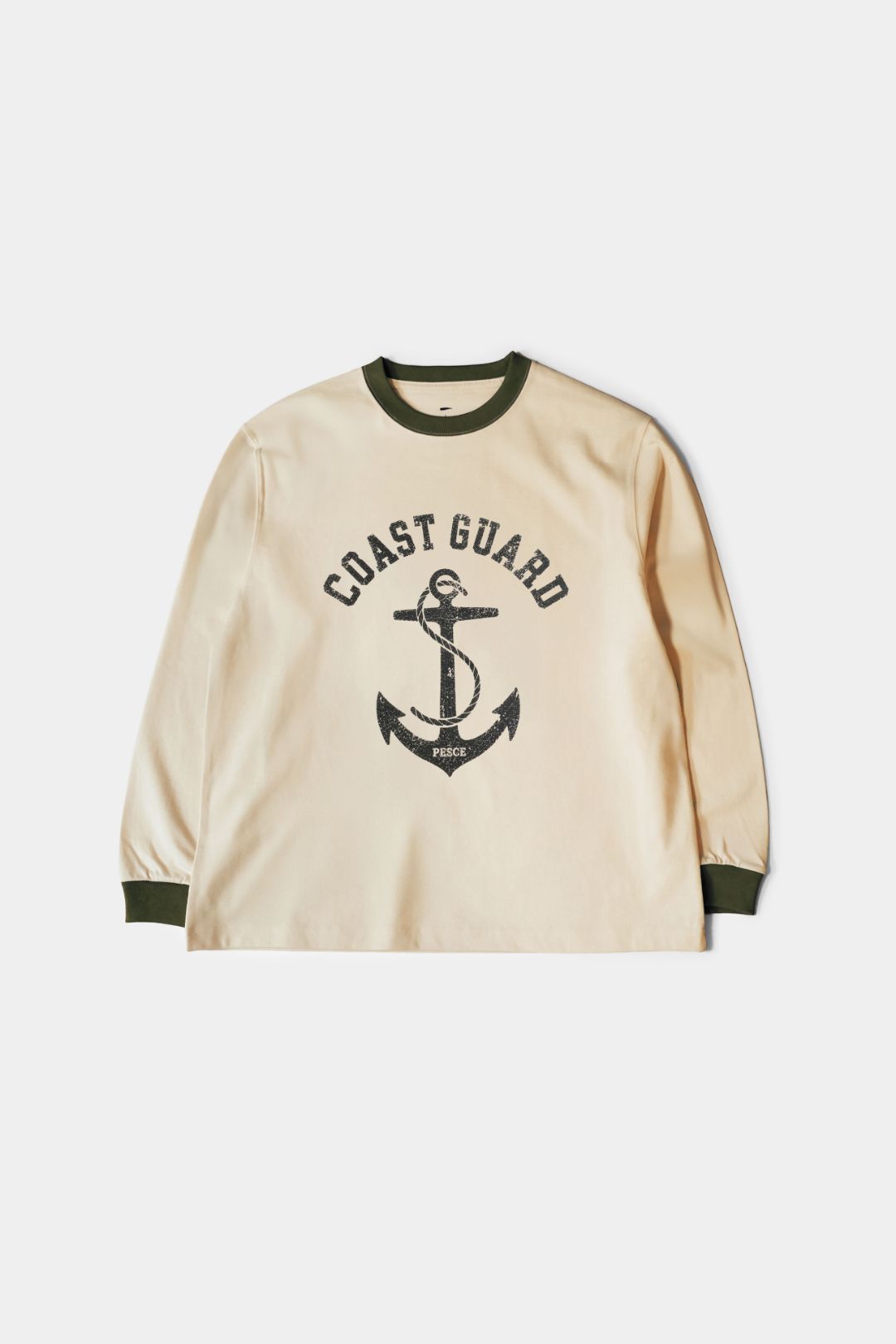 白(백) Heavy Cotton LS - Coast Guard 'OV
