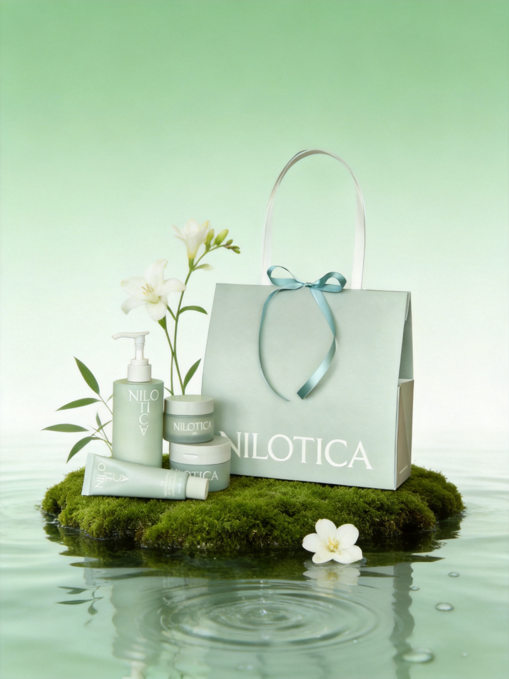 NILONICA BOTANICAL INTENSIVE MOISTURIZING CARE GIFT BOX(+SHOPPING BAG) 복제
