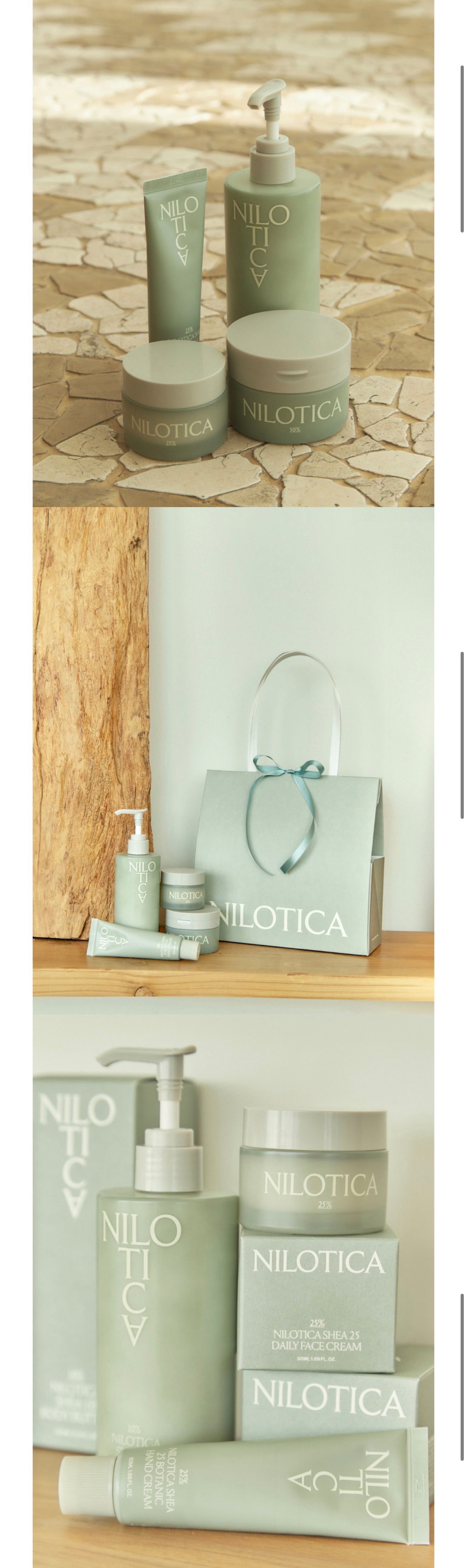 NILONICA BOTANICAL INTENSIVE MOISTURIZING CARE GIFT BOX(+SHOPPING BAG) 복제