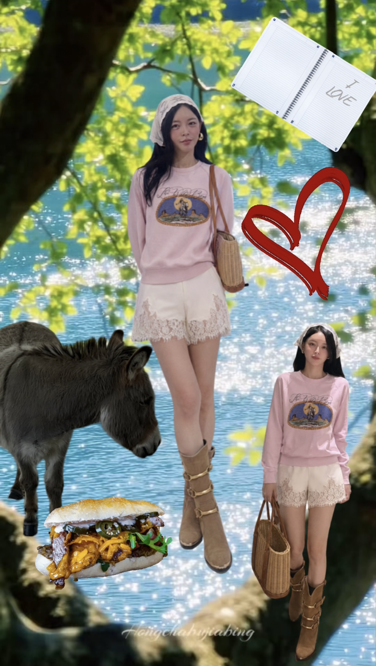 레이스 헴 실키 쇼츠 From STAUD factory