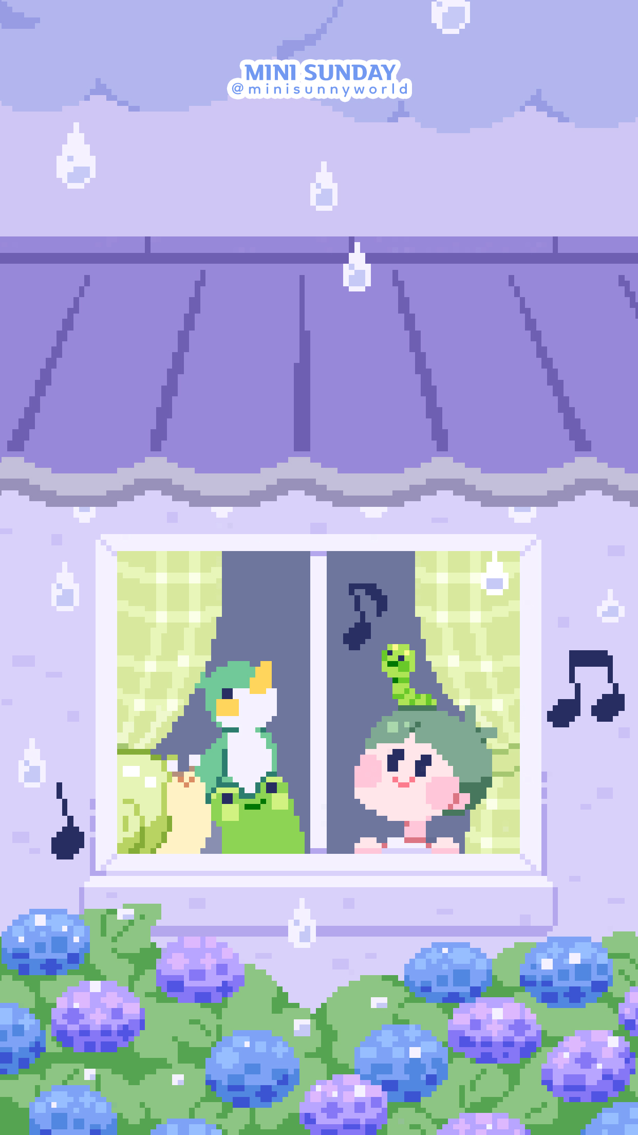 6월] 비 오는 날 노래를 | Singing on a Rainy Day : 미니선데이 스튜디오, image size:1242x2208