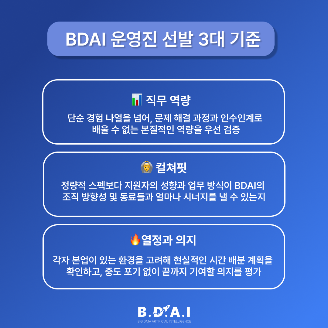 [BDAI] 누적 학회원 8,000명의 학회 운영진은 어떤 기준으로 선발될까 : 기고만장(GGMJ)