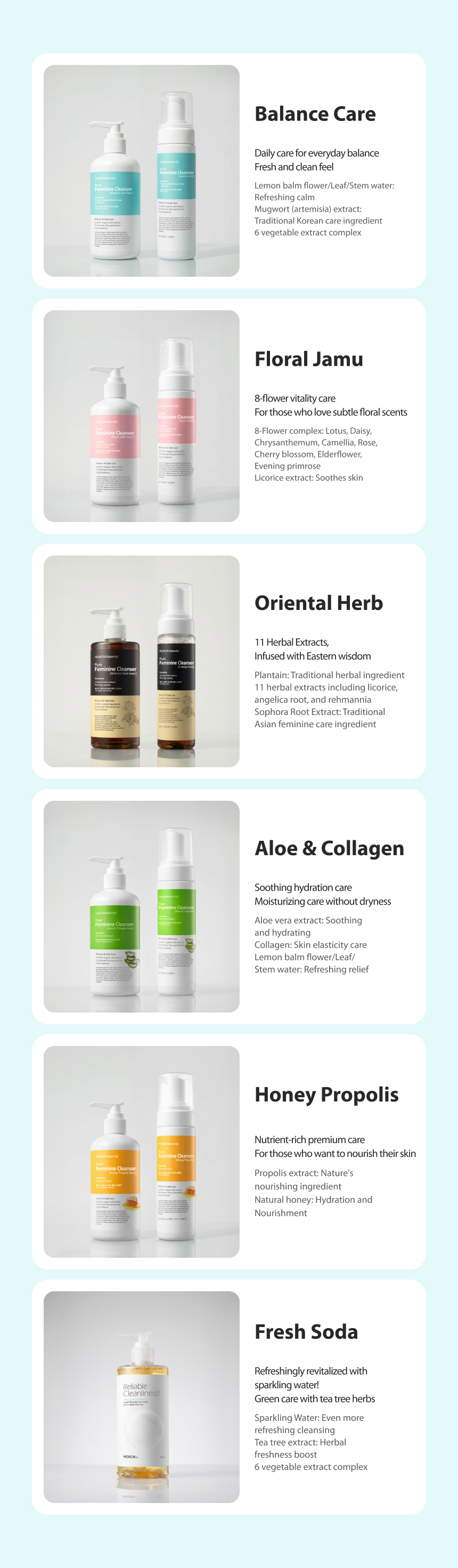 Maternity Pure Feminine Cleanser Balance Care: Liquid type 300ml product detail image