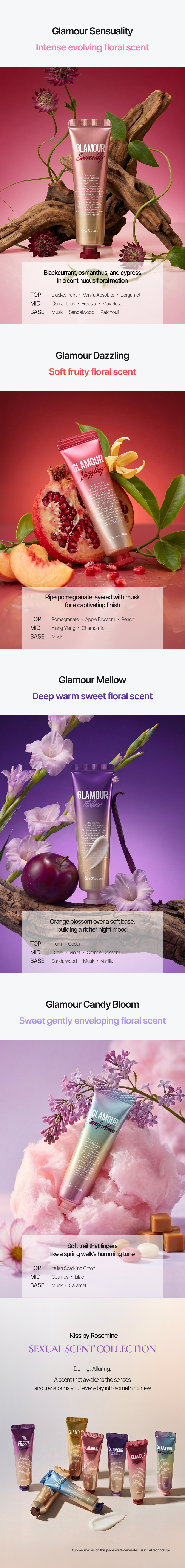 Fragrance Hand Cream 30ml | Glamour Fantasy product detail image