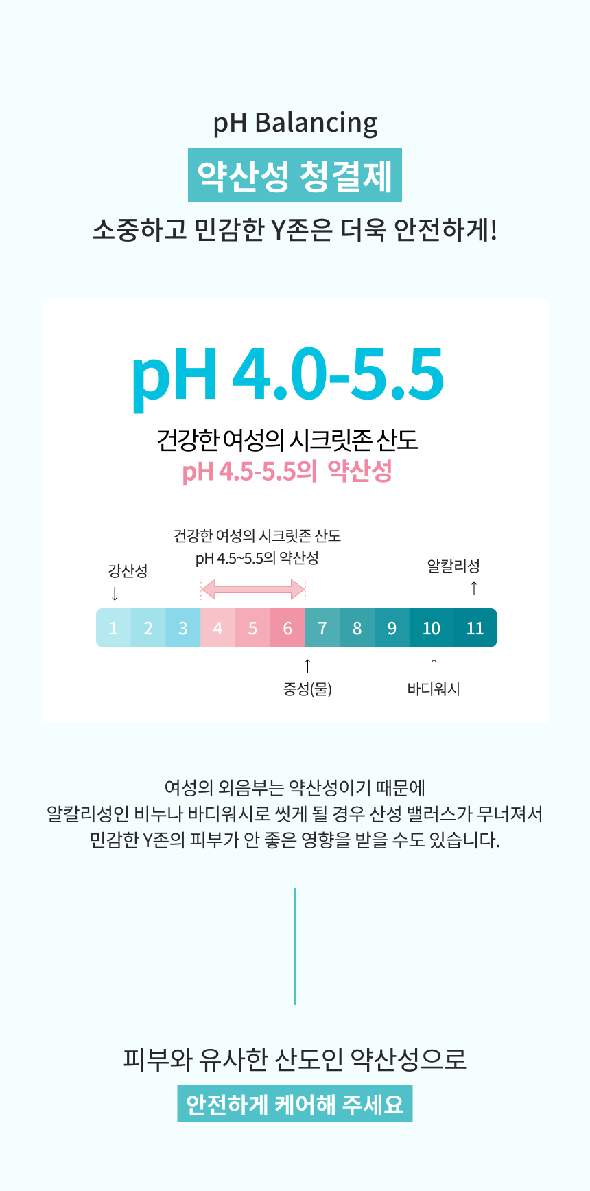 메터니티 퓨어 페미닌 클렌저 밸런스 케어  액상형 300ml 상세 이미지