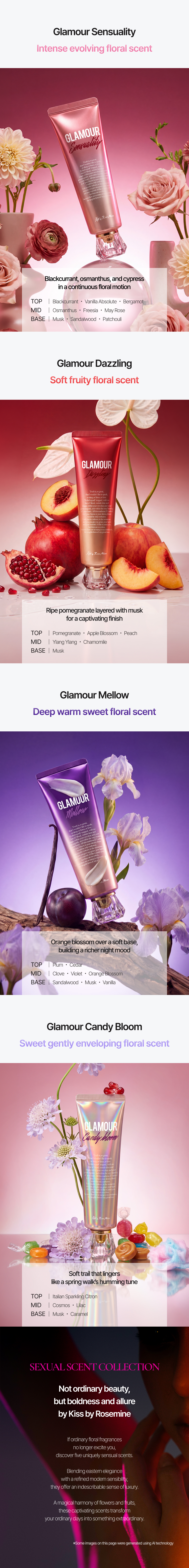 Fragrance Cream 140ml | Glamour Dazziling product detail image