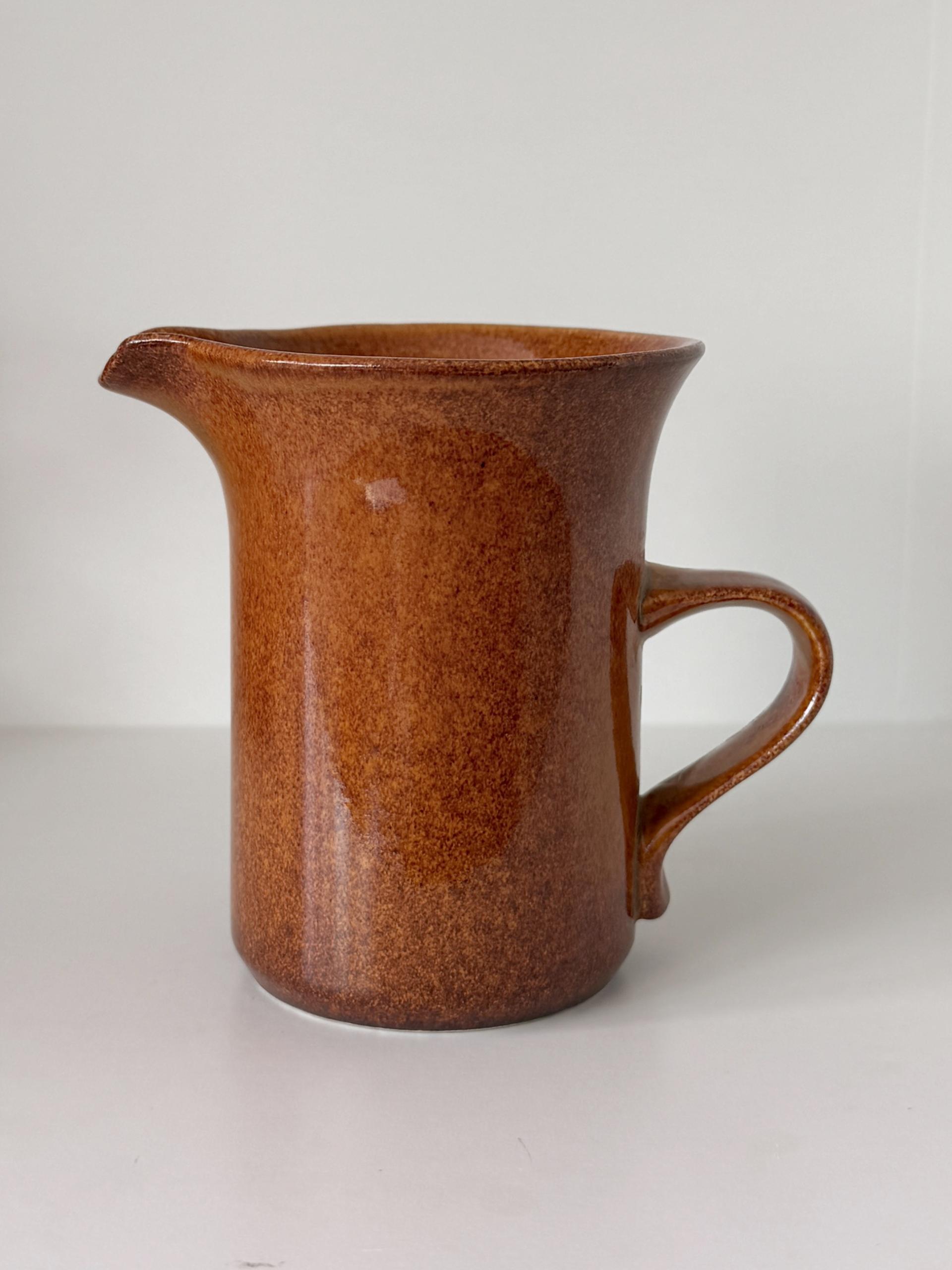 Vintage Midwinter Speckled Brown Creamer
