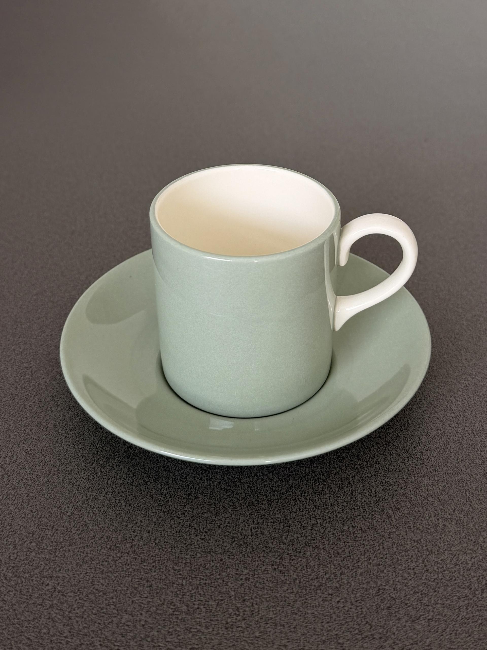 Vintage Wedgwood Winter Green Cup and Saucer