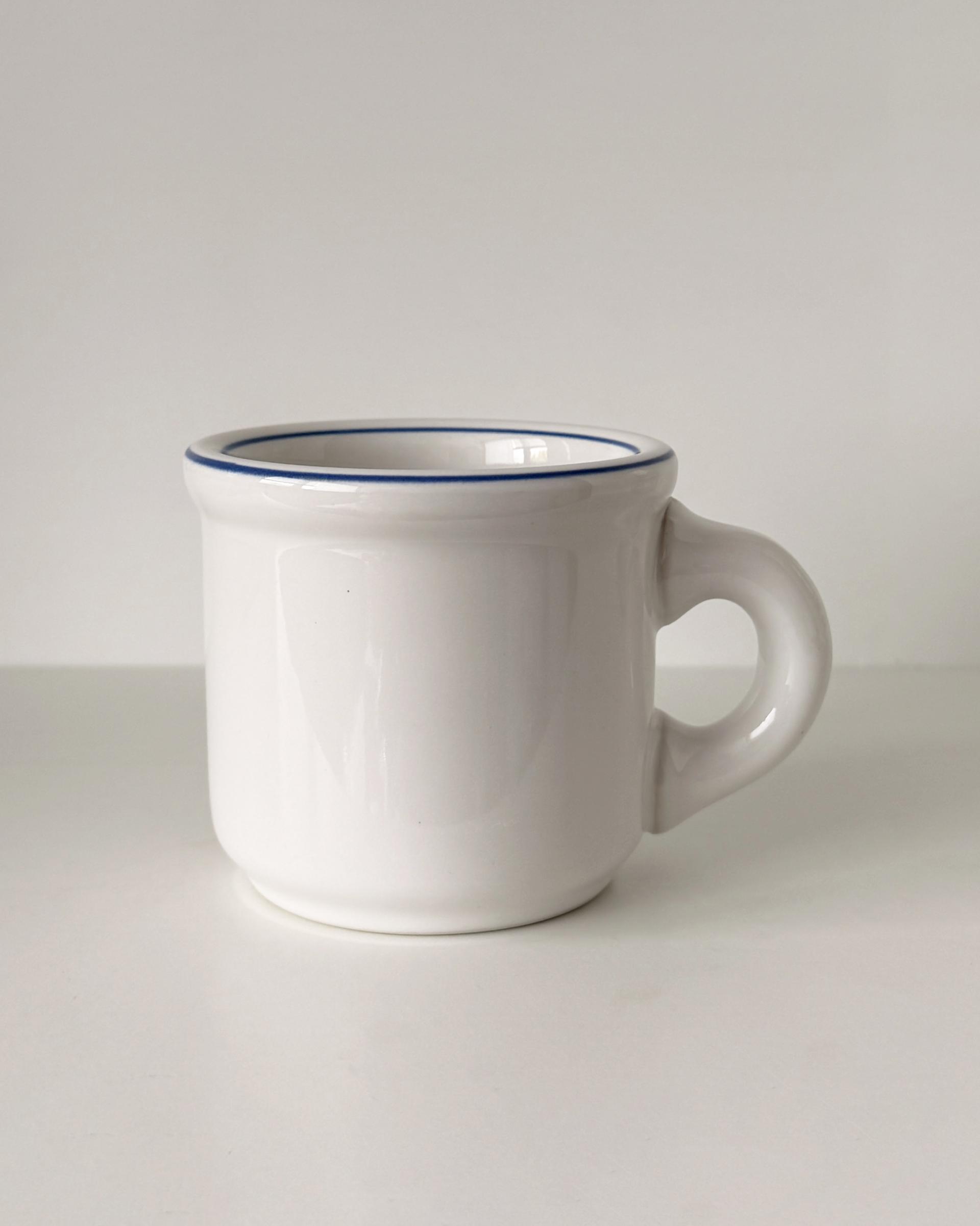 Vintage Trend Pacific Galaxy Mug with Blue Rim