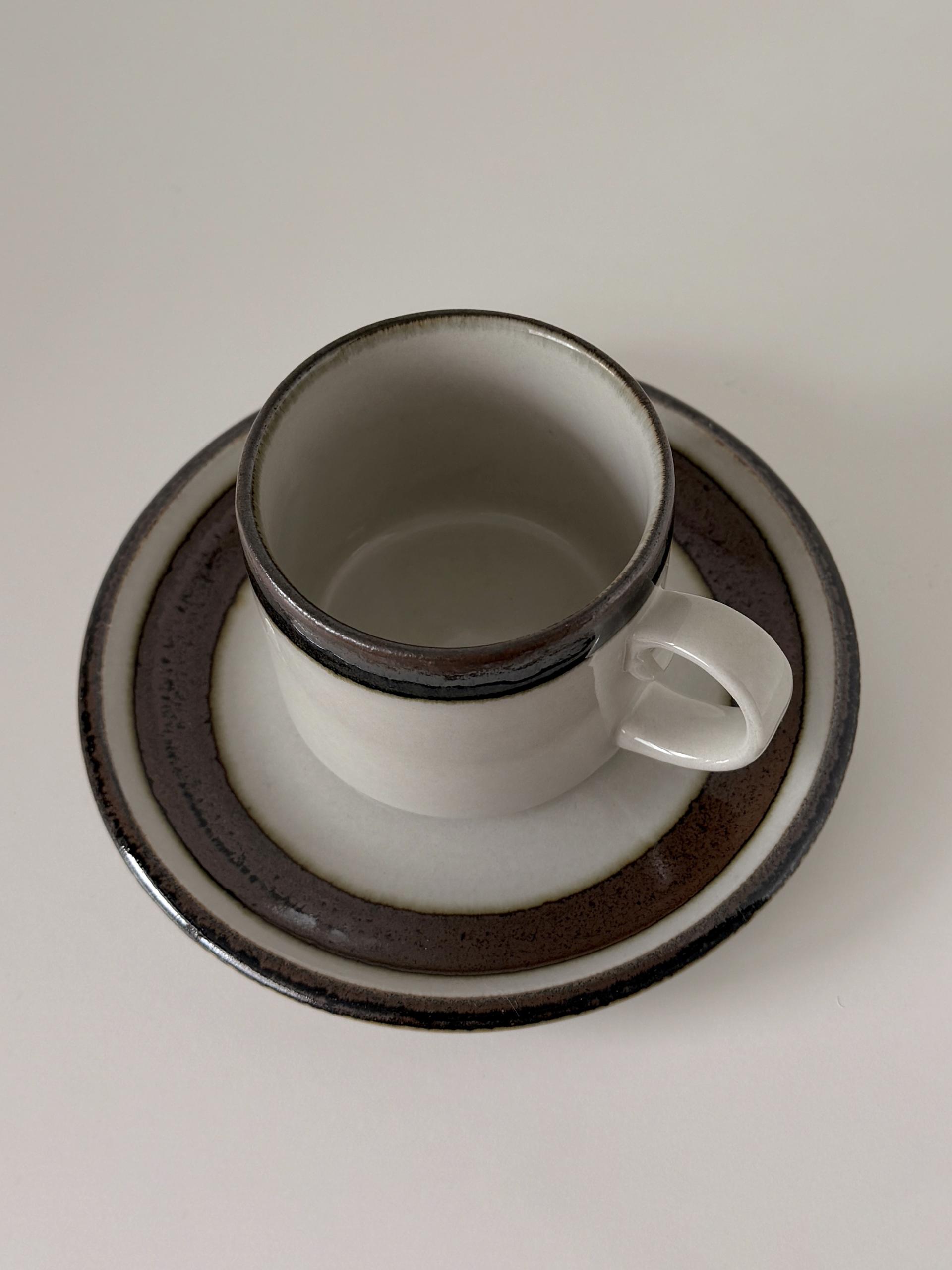 Vintage Arabia Finland Karelia Cup and Saucer