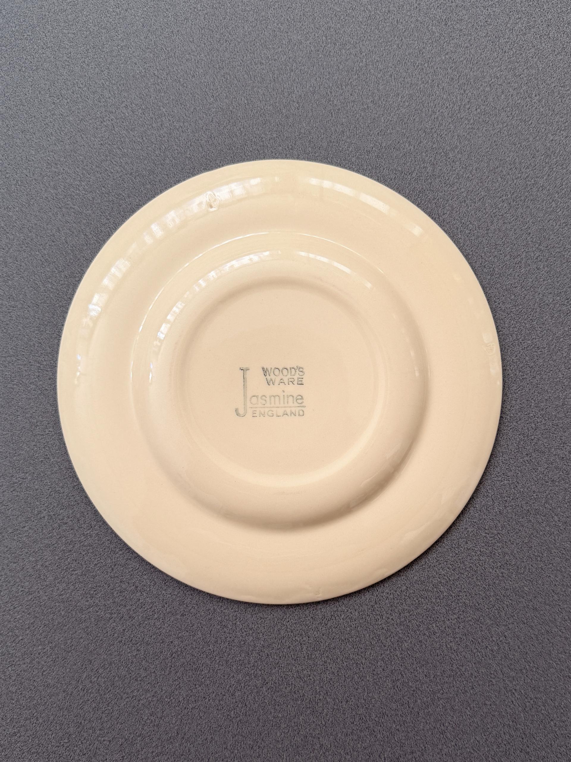 Vintage Wood's Ware Jasmine Dessert Plate (175mm)