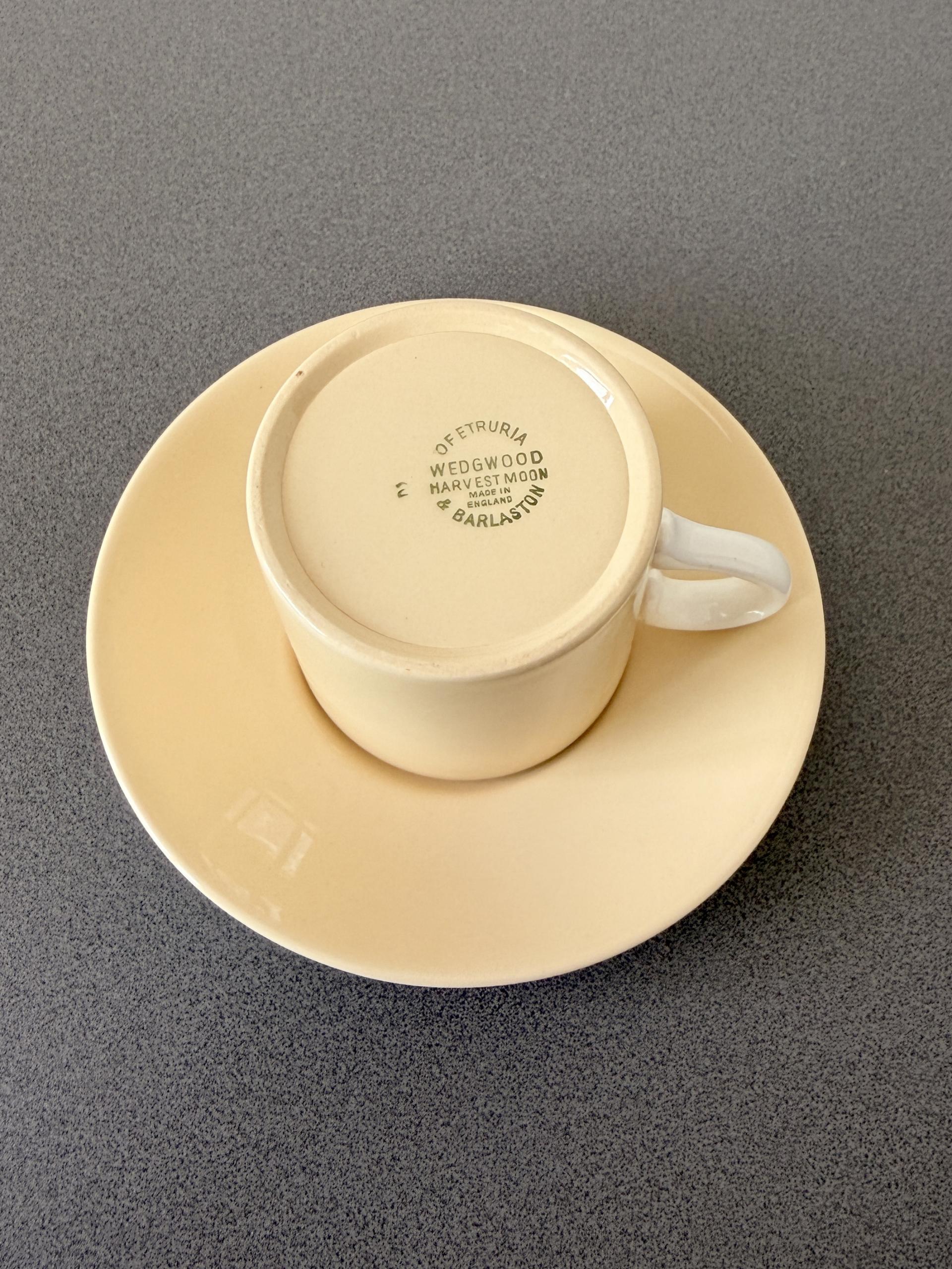 Vintage Wedgwood Harvest Moon Cup and Saucer