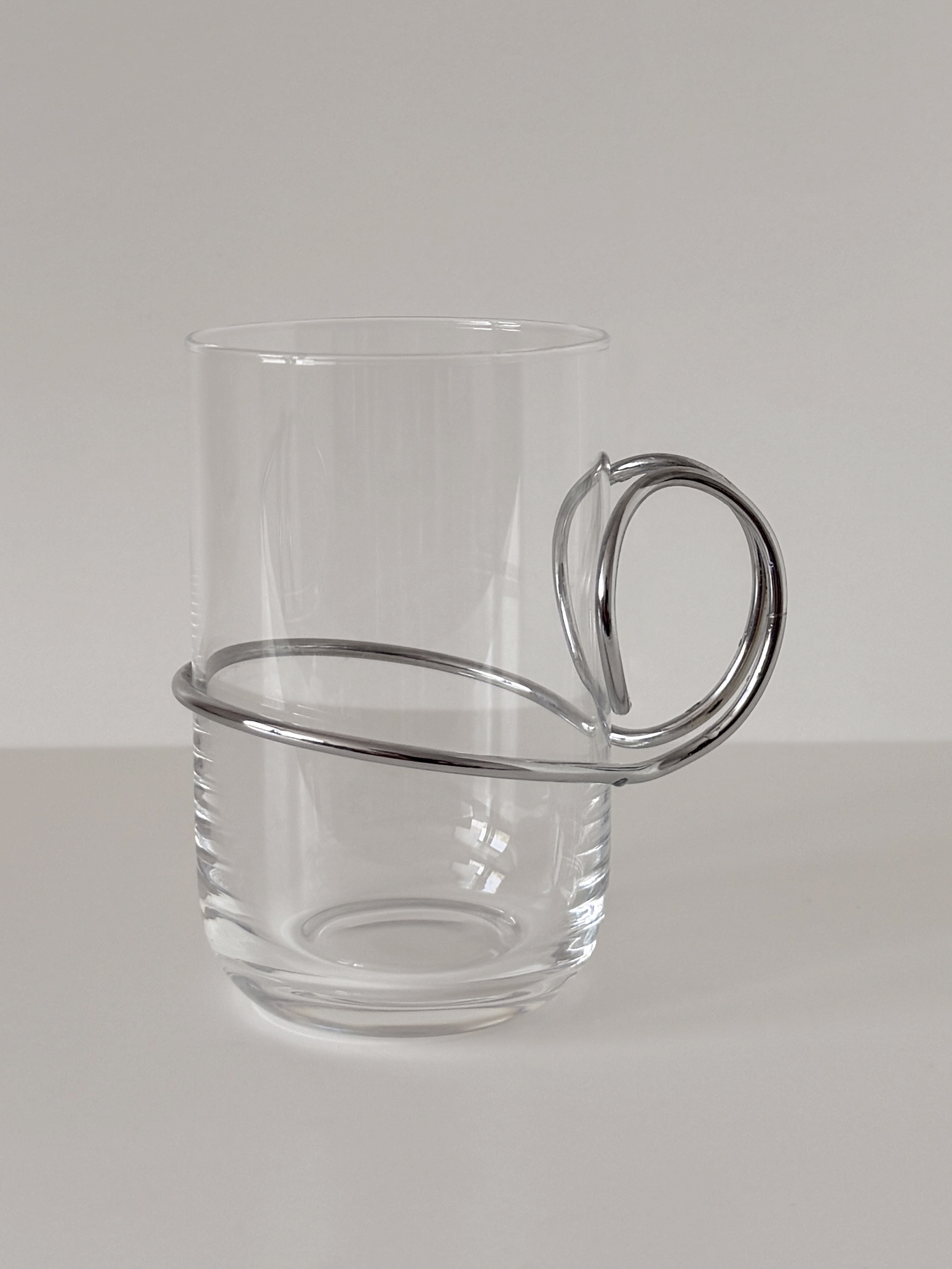 Vintage Iittala Mix Glass with Metal Holder
