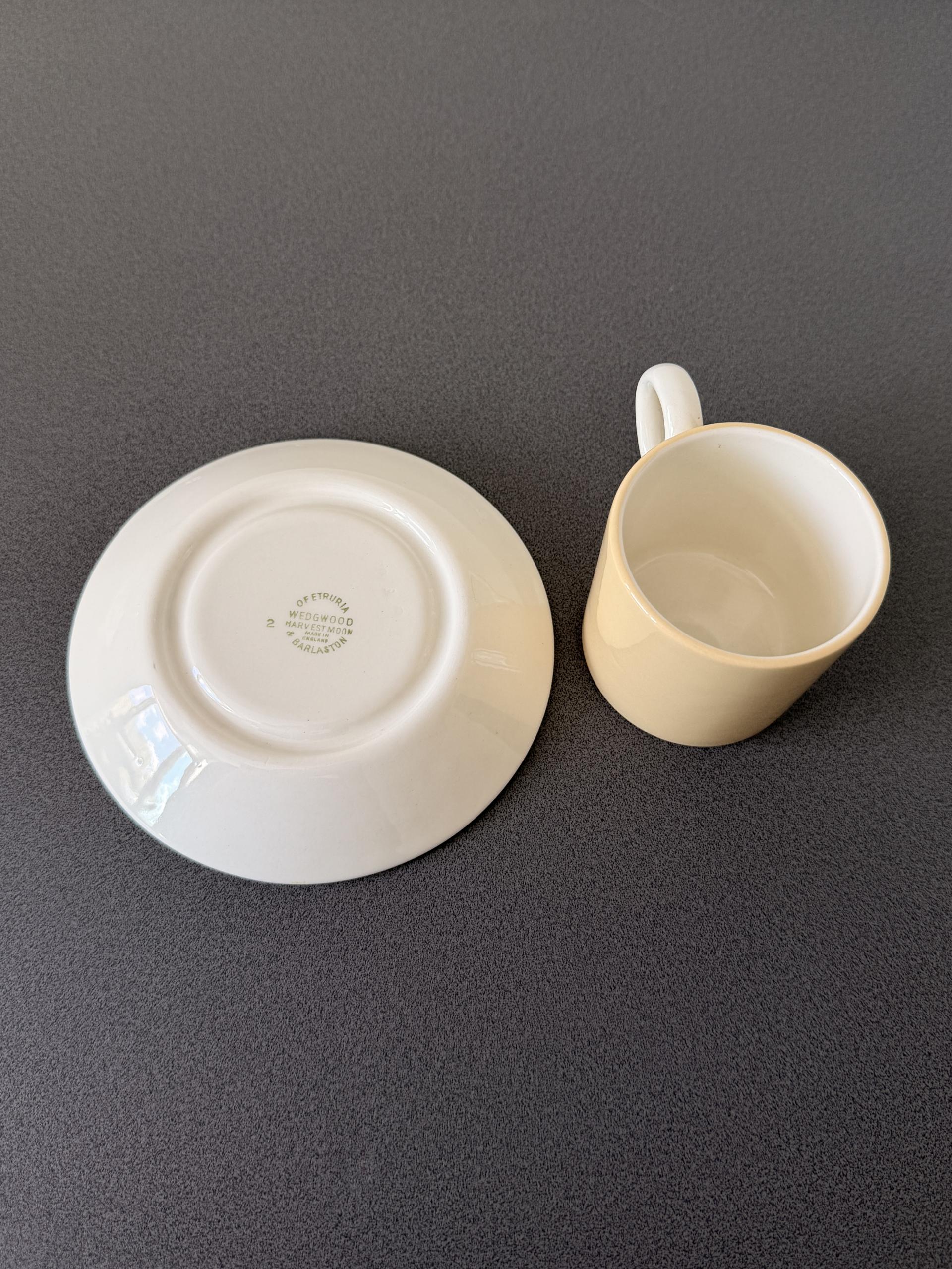 Vintage Wedgwood Harvest Moon Cup and Saucer