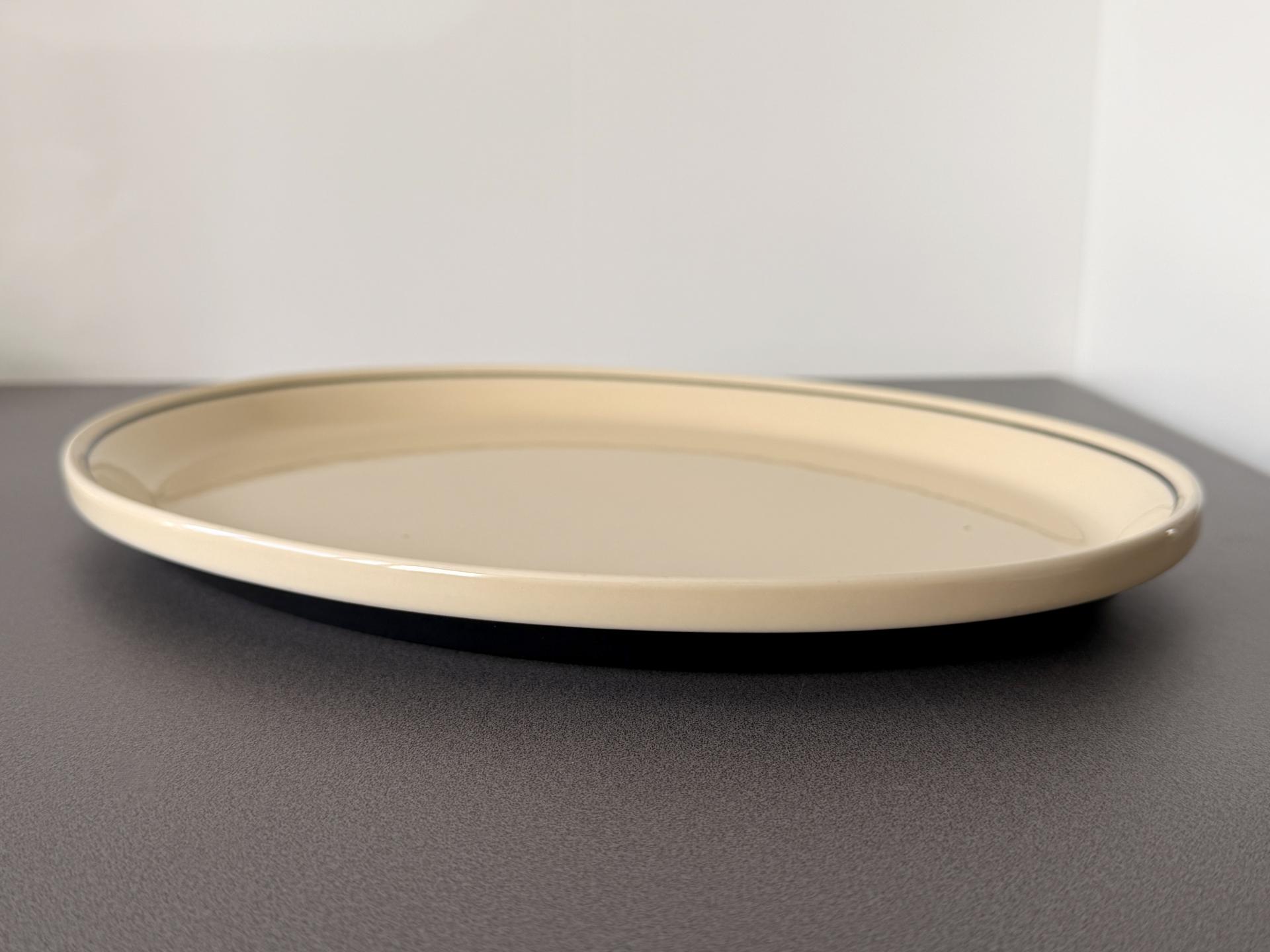 Vintage Hornsea Ebony Large Oval Platter