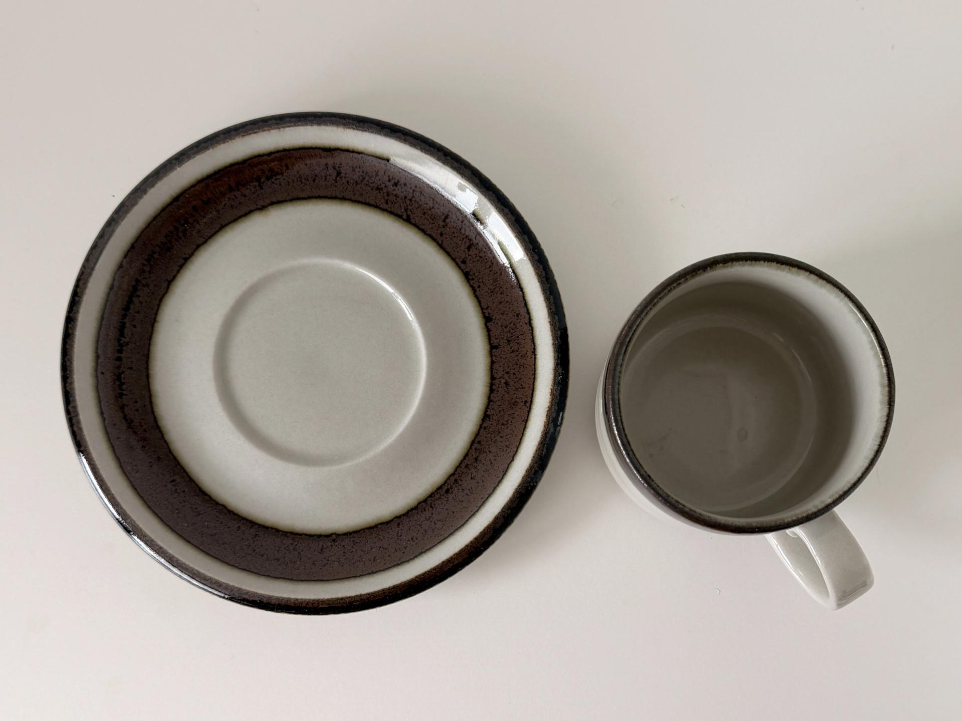 Vintage Arabia Finland Karelia Cup and Saucer