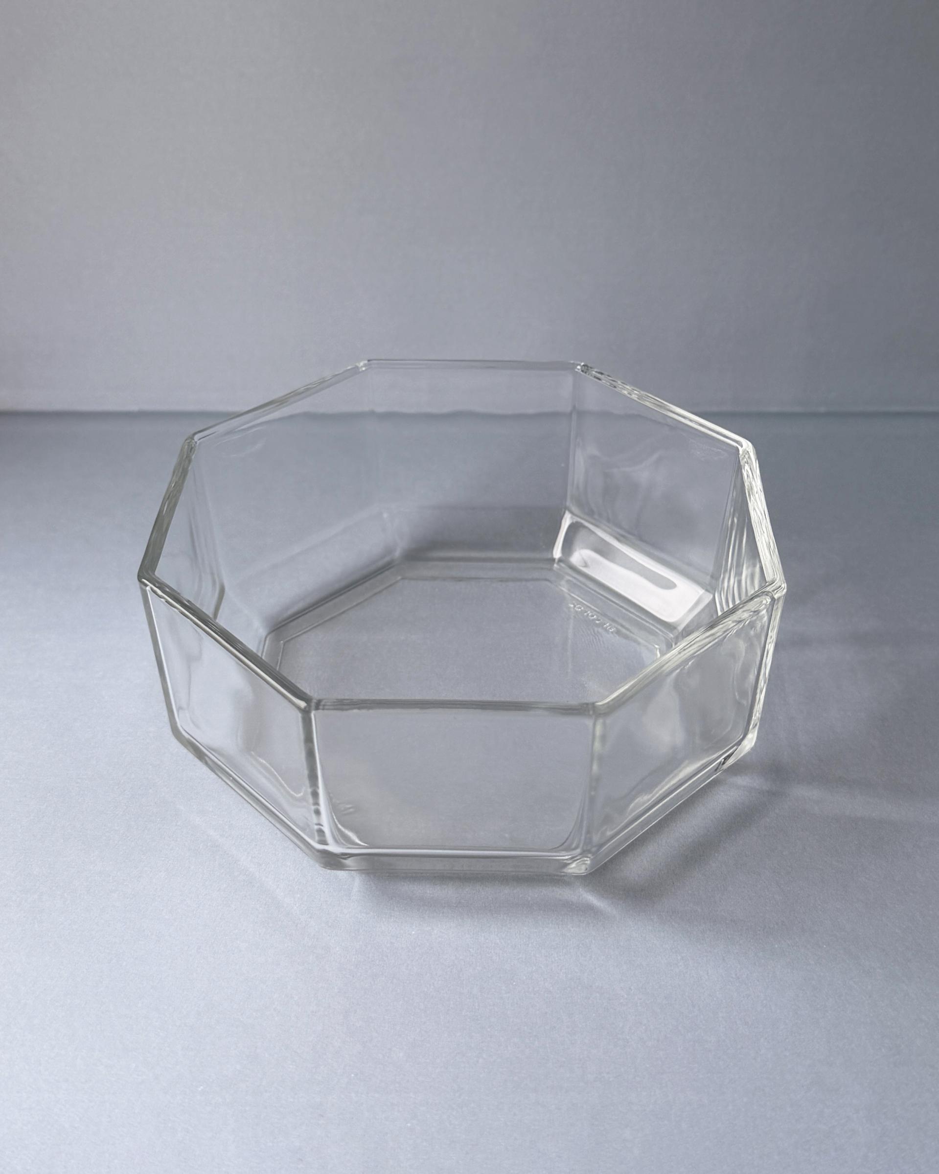 Vintage Arcoroc Octime Clear Glass Bowl (S)