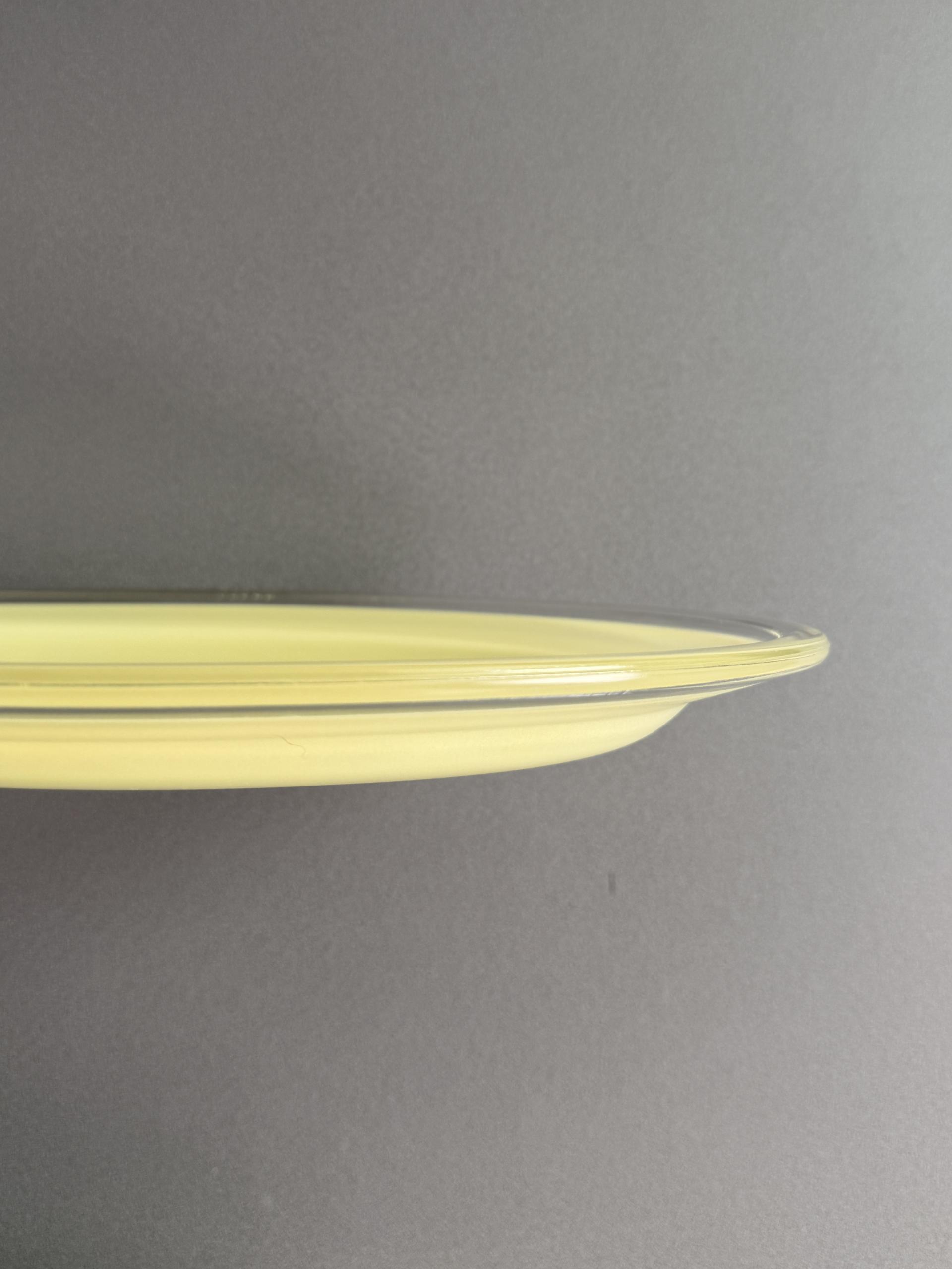 Vintage Phoenix Lemon Yellow Oval Platter