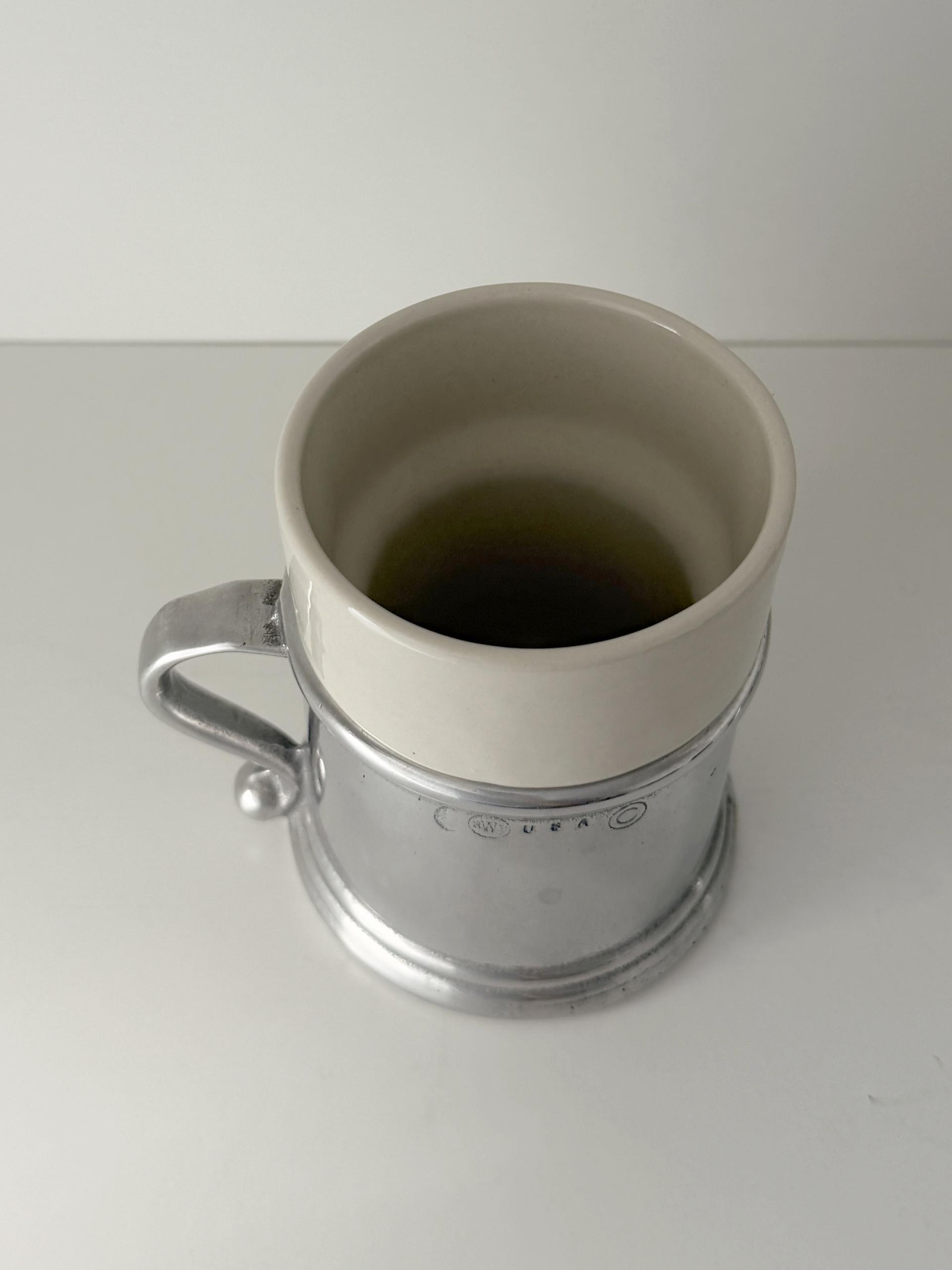 Vintage Wilton Armetale Tavern Cup with Holder