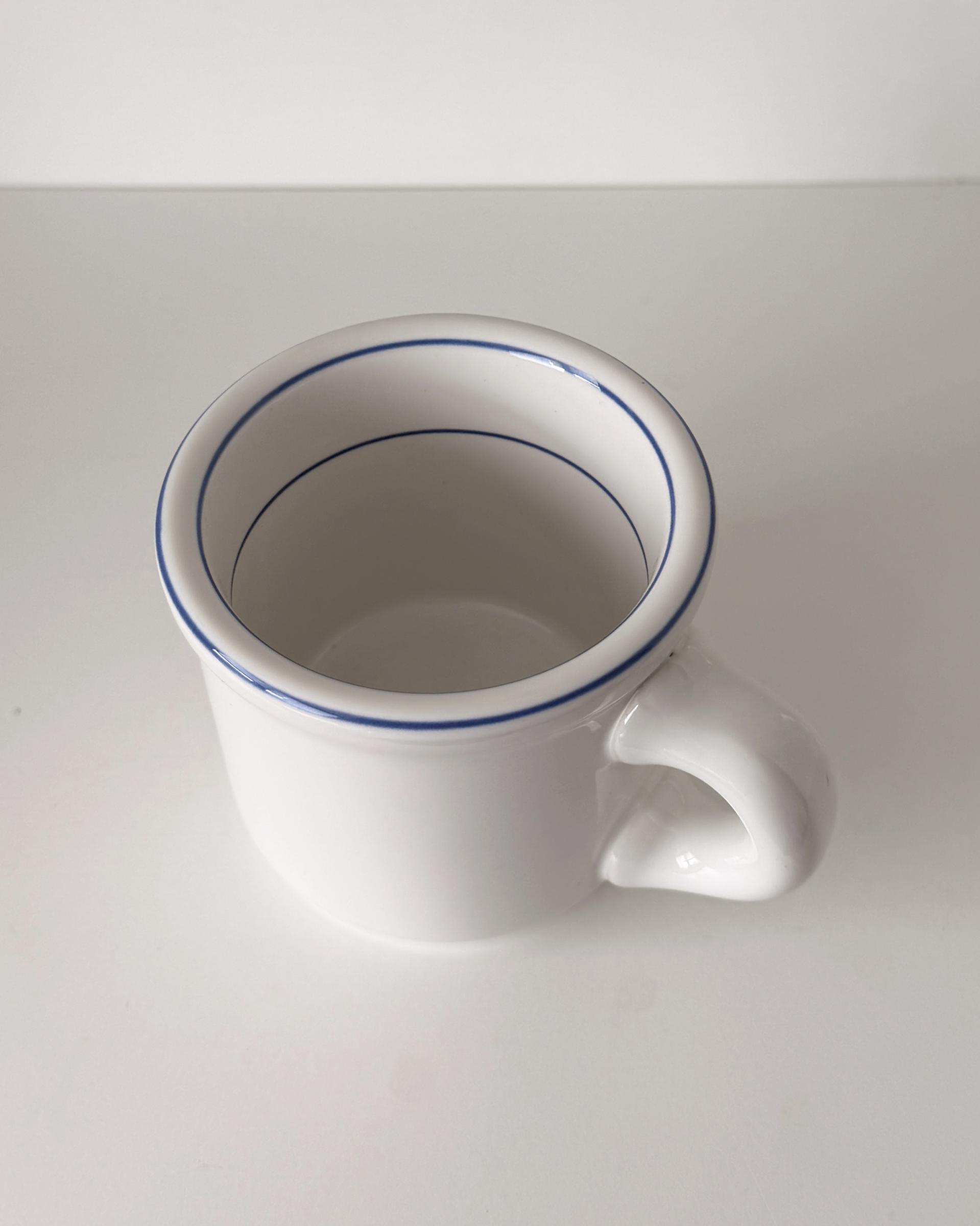 Vintage Trend Pacific Galaxy Mug with Blue Rim