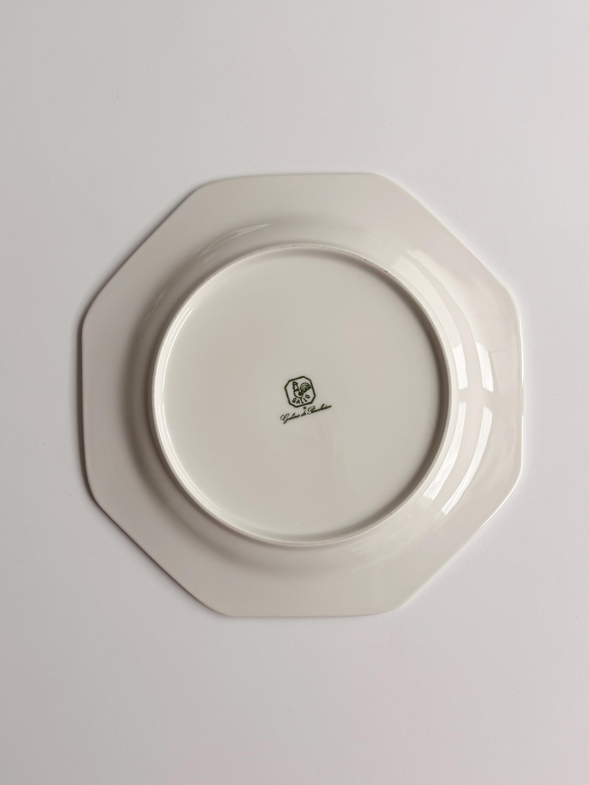 Vintage Gallo Octagonal White Side Plate (mm)