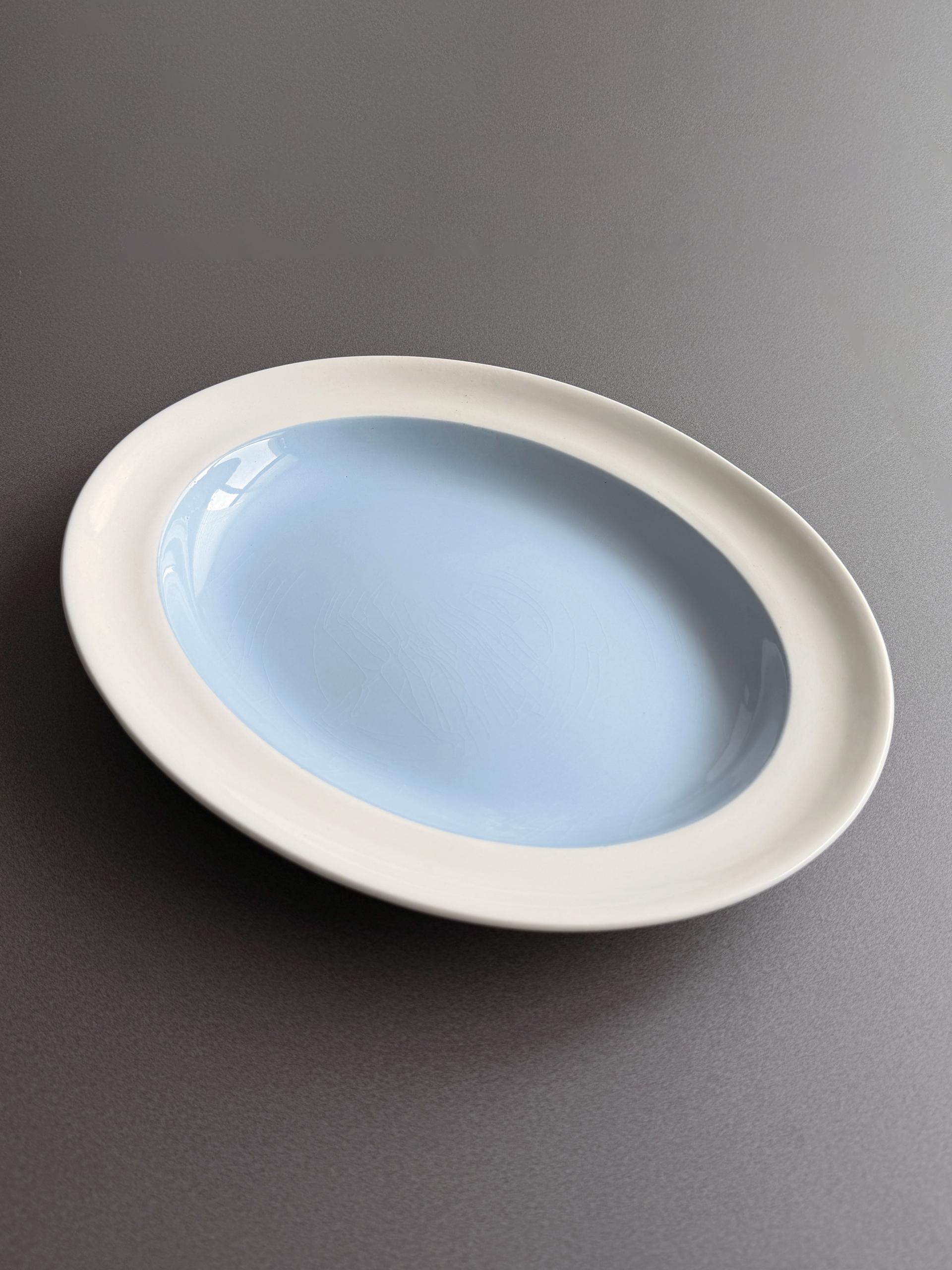 Vintage Wedgwood Summer Sky Oval Platter