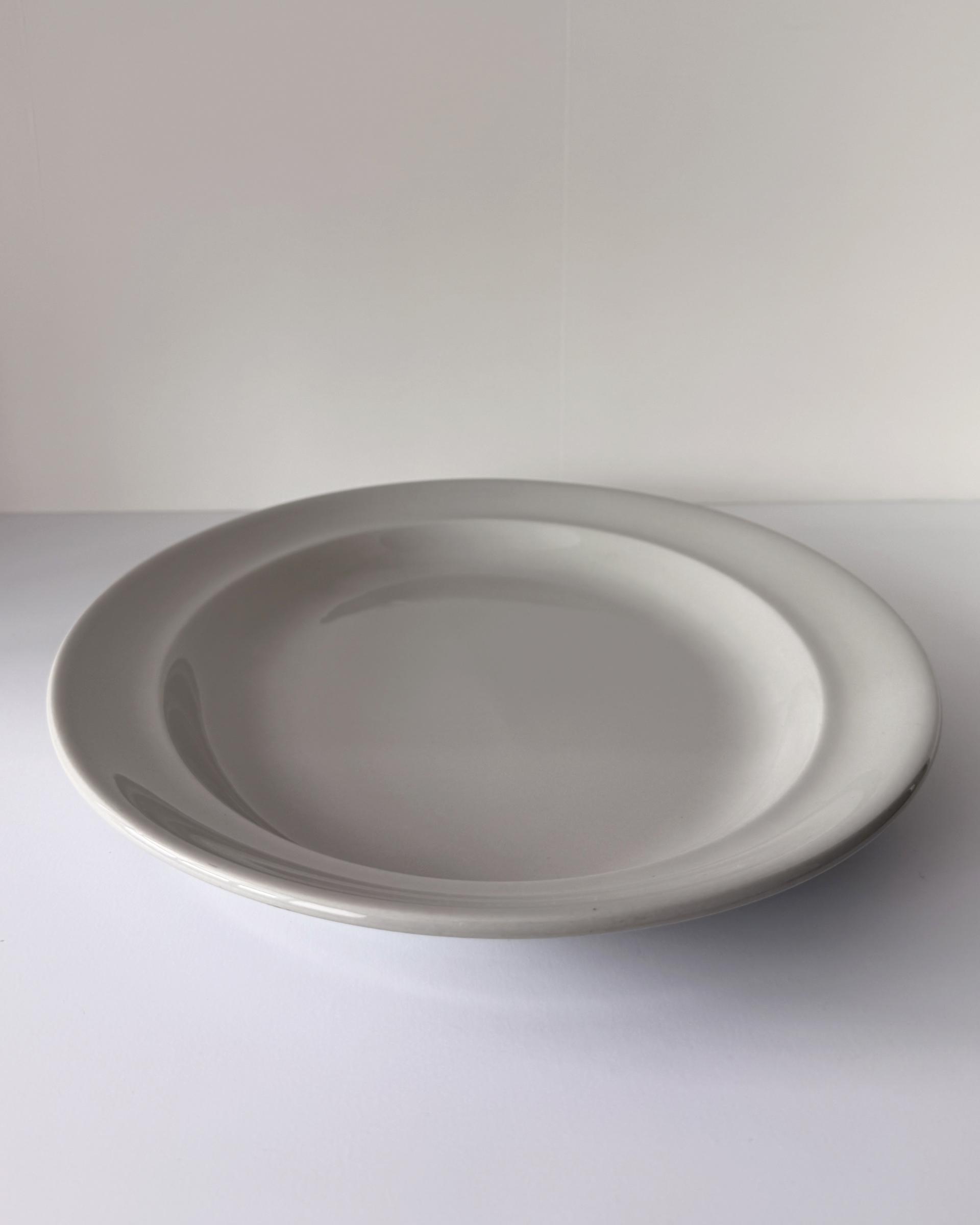 Vintage Wedgwood Windsor Grey Oval Plate (L)