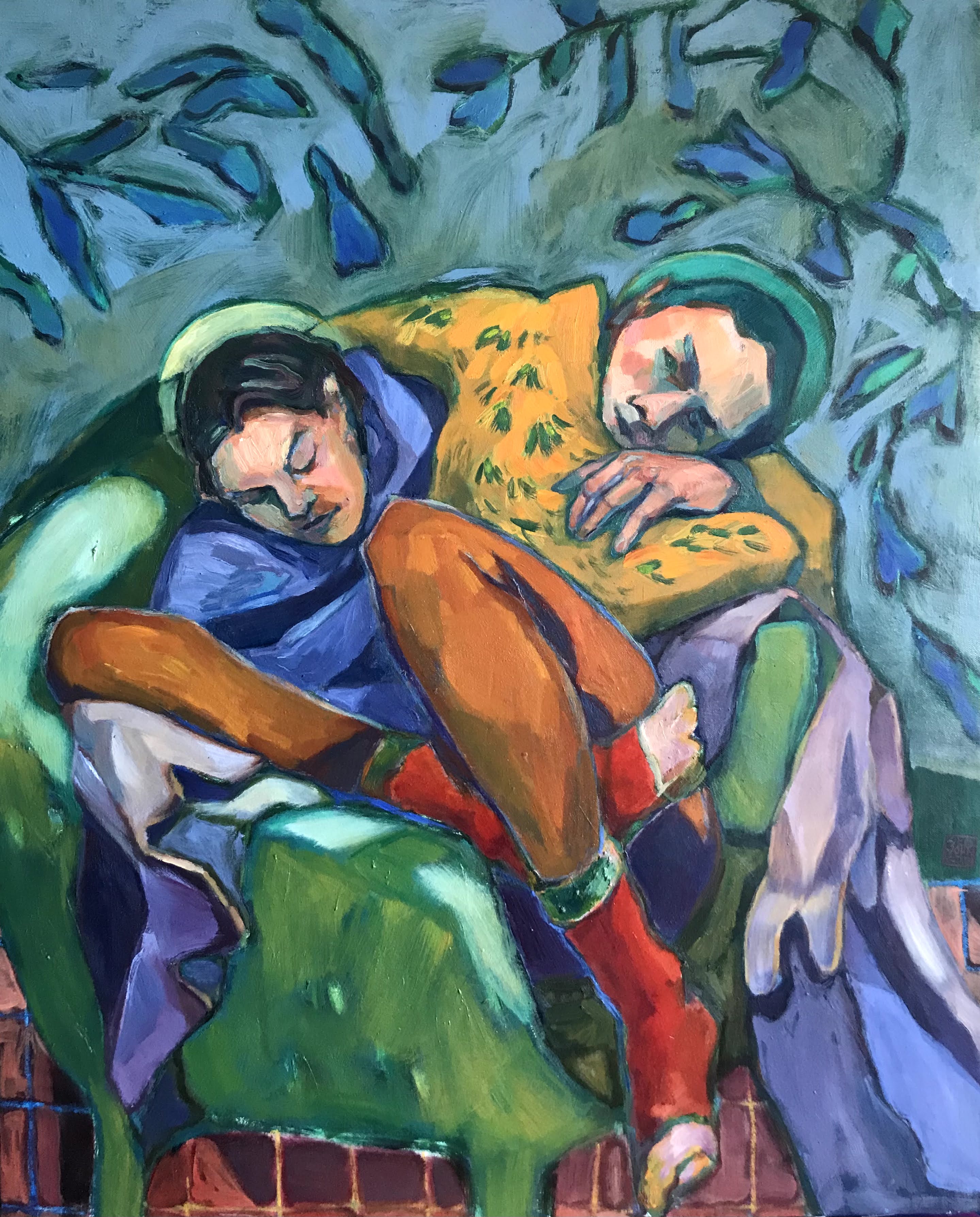 January, Oil on canvas, 65x80, 2021