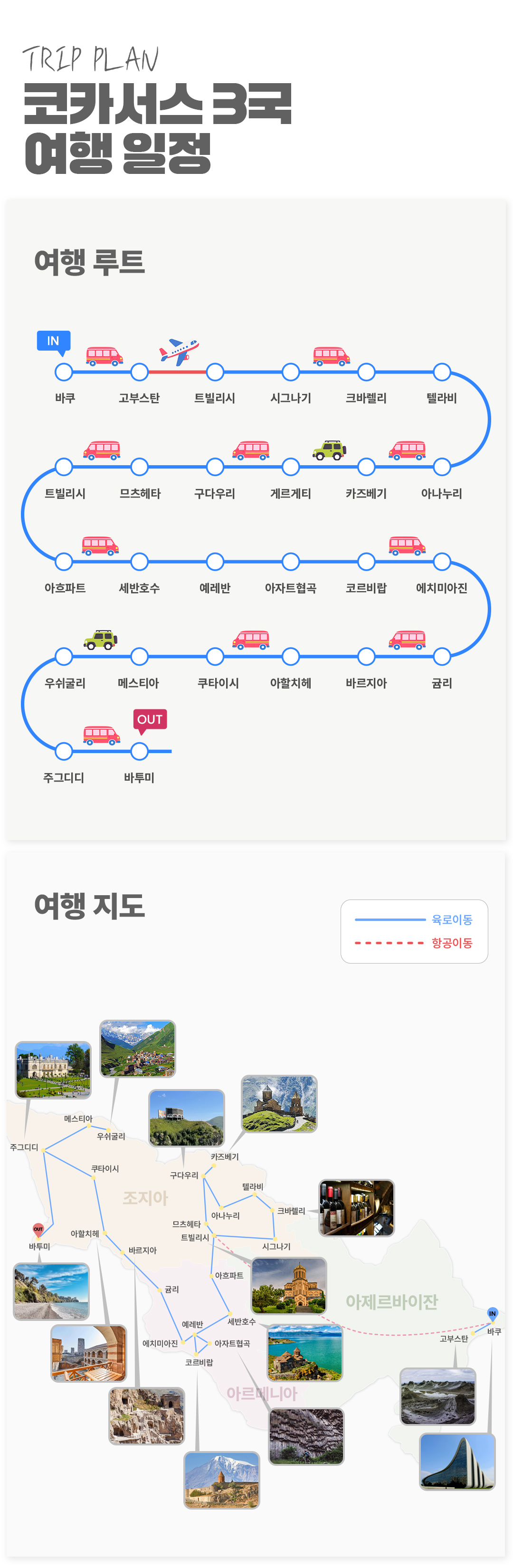 코카서스 3국 16일